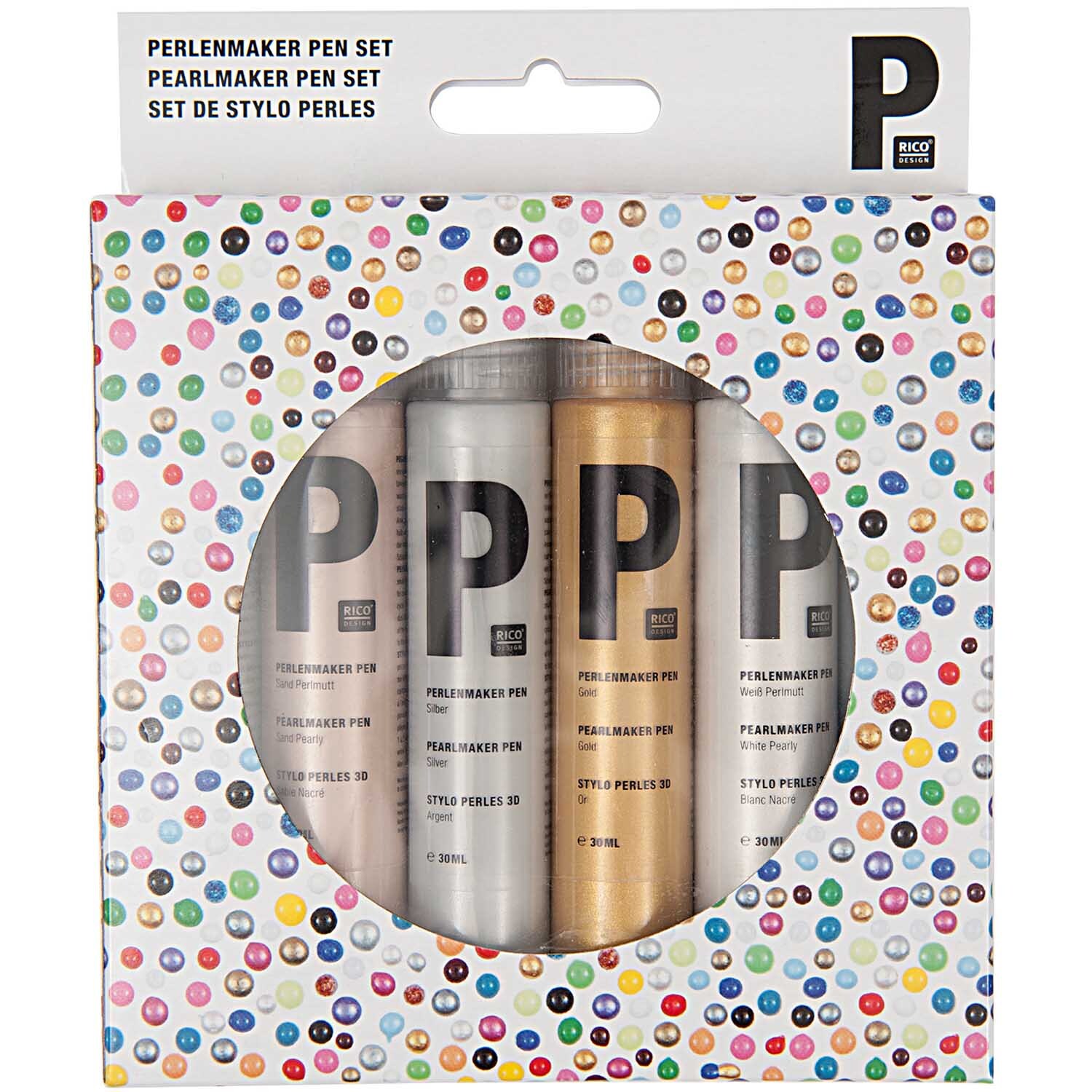 Perlenmaker Pen Set metallic 6x30ml