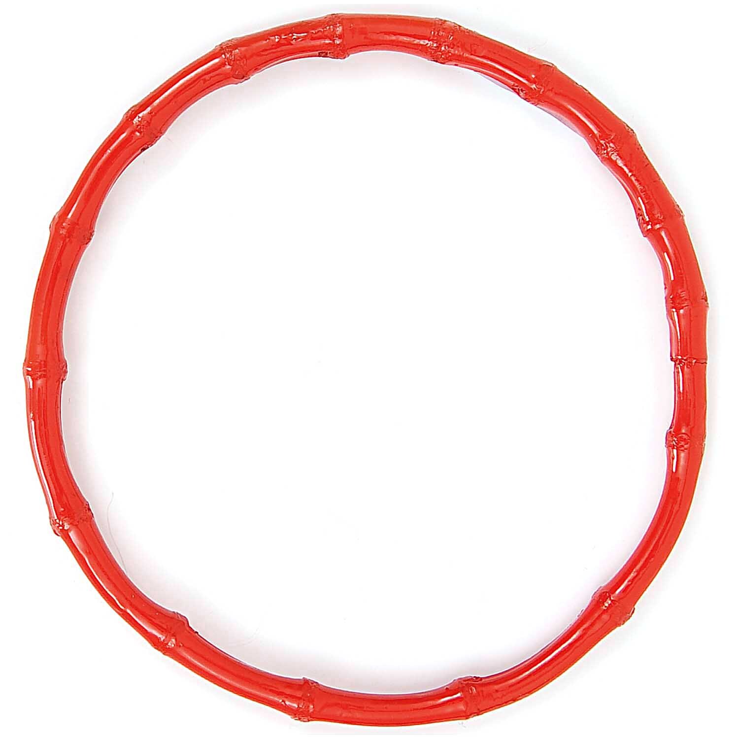 Taschengriffe rund Bambus rot 