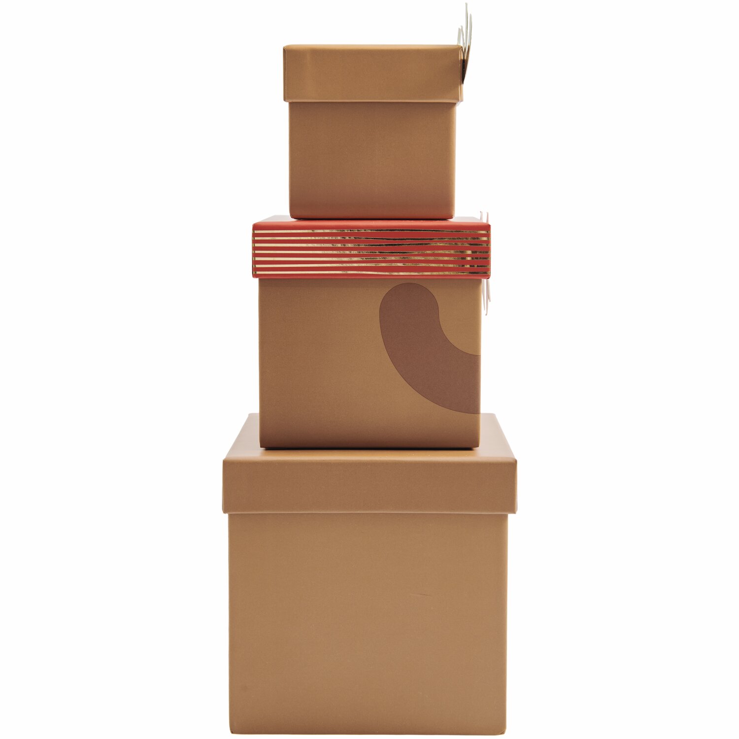 Geschenkboxen-Set Rentier 5-teilig von Rico Design