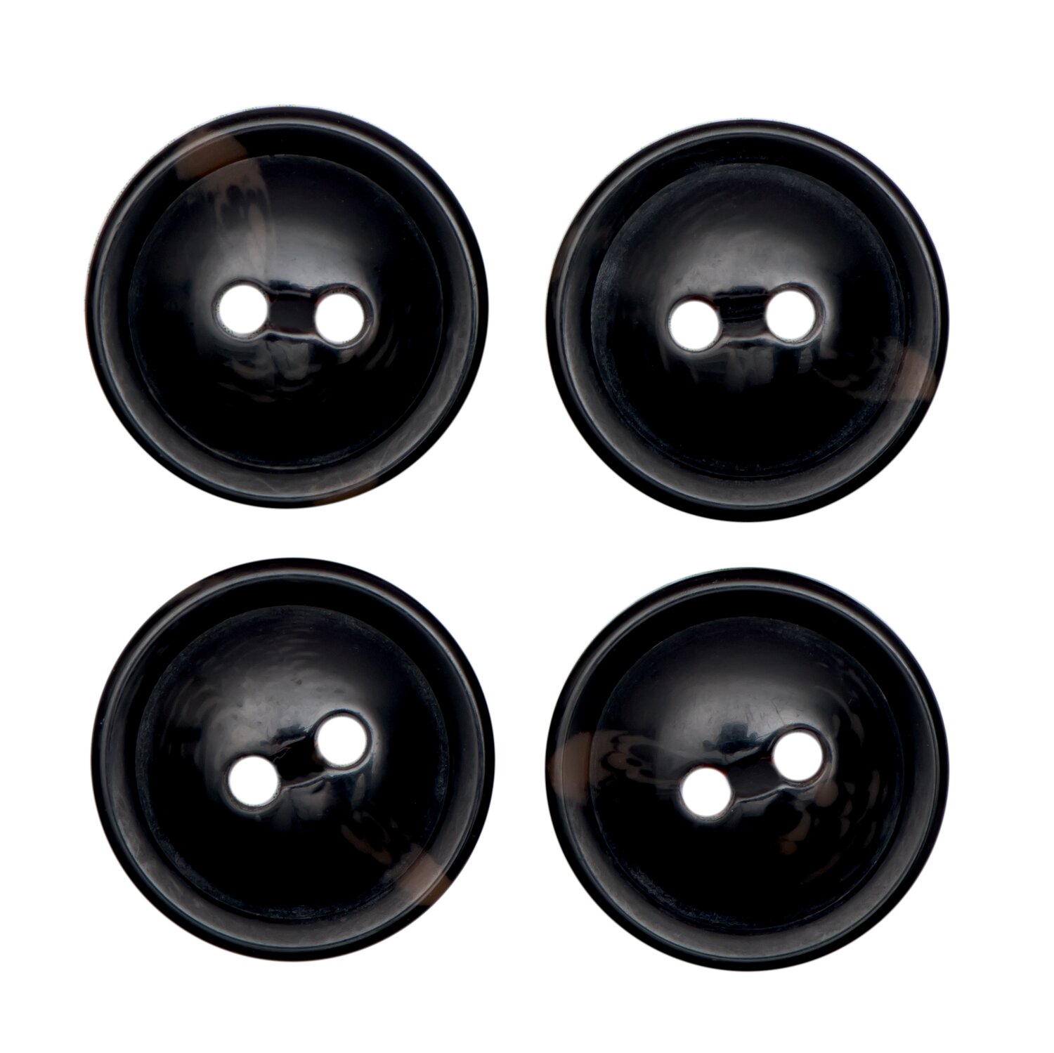 Knopf schwarz 1,7cm von Rico Design