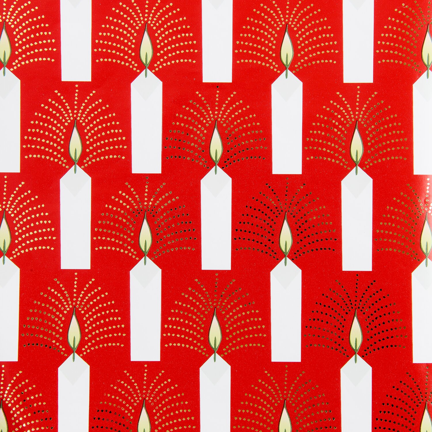 Paper Poetry Geschenkpapier Advent Kerzenschein 0,7x2m von Rico Design