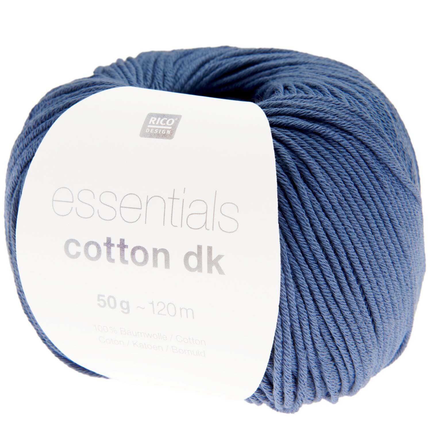 Essentials Cotton dk 50g 120m Farbe Dunkeljeans von Rico Design