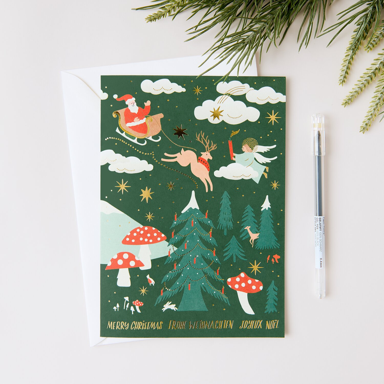 Kartenset A5 Advent Winterlandschaft von Rico Design