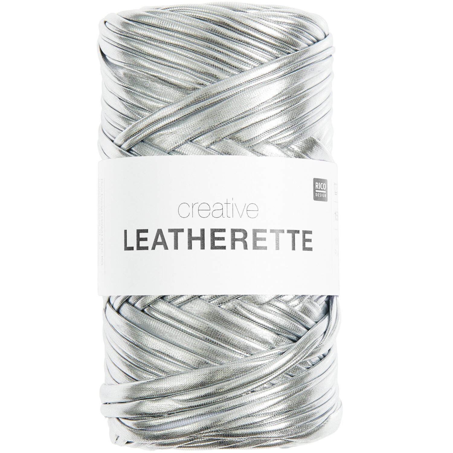 Creative Leatherette 150g  Farbe Silber von Rico Design