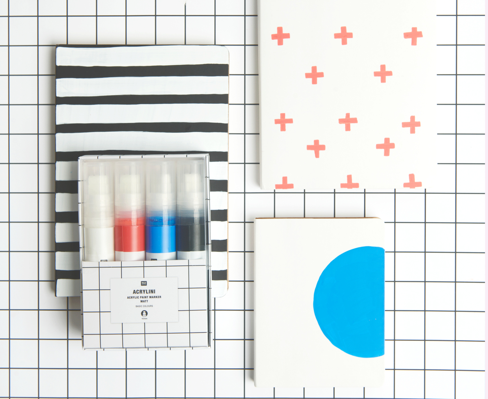 Kleines Acryl Set