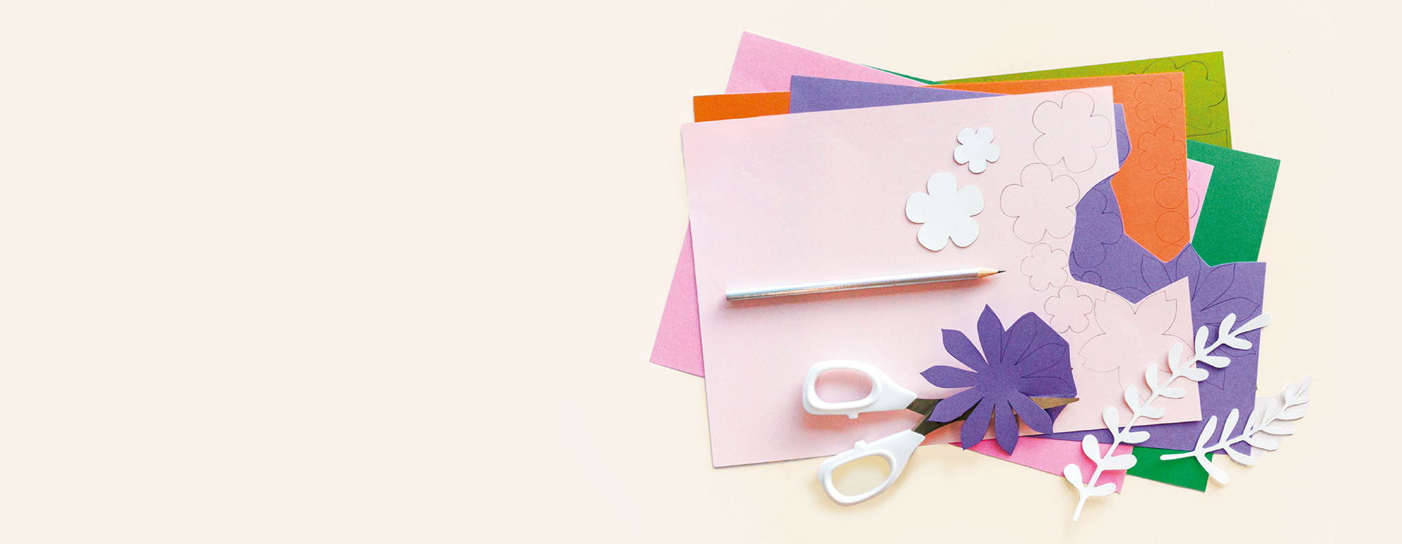 Bastelpapier in vielen Farben