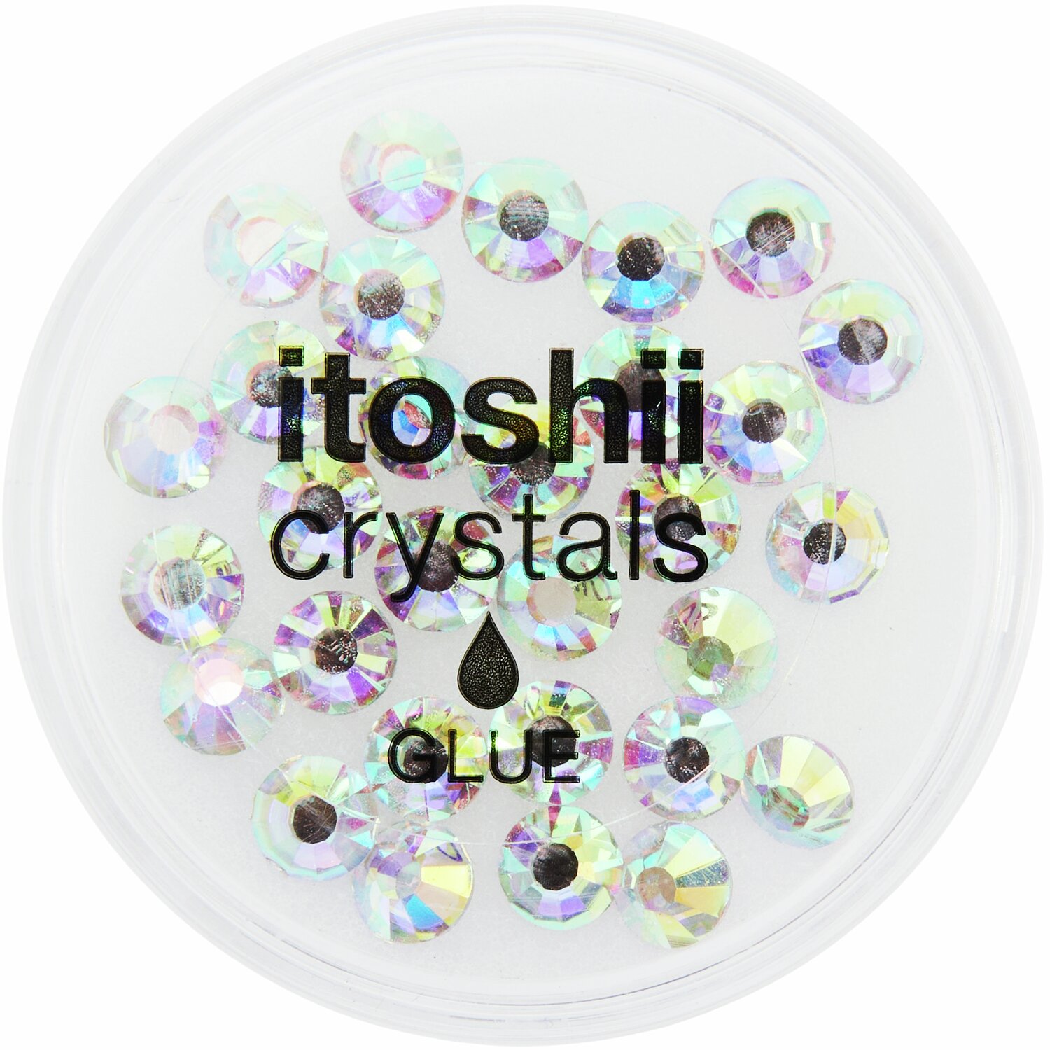 Klebesteine Crystal AB 4,8mm  30 Stück von Rico Design
