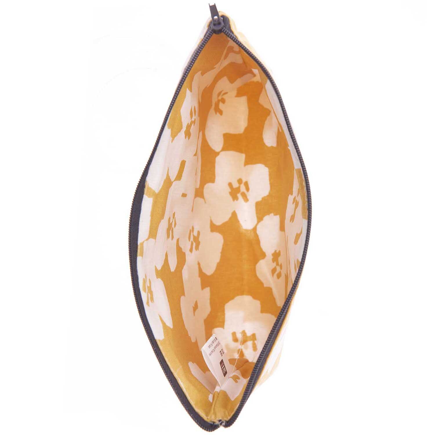 Pouch Okina Hana senf 17x23cm Pouch Okina Hana senf 17x23cm