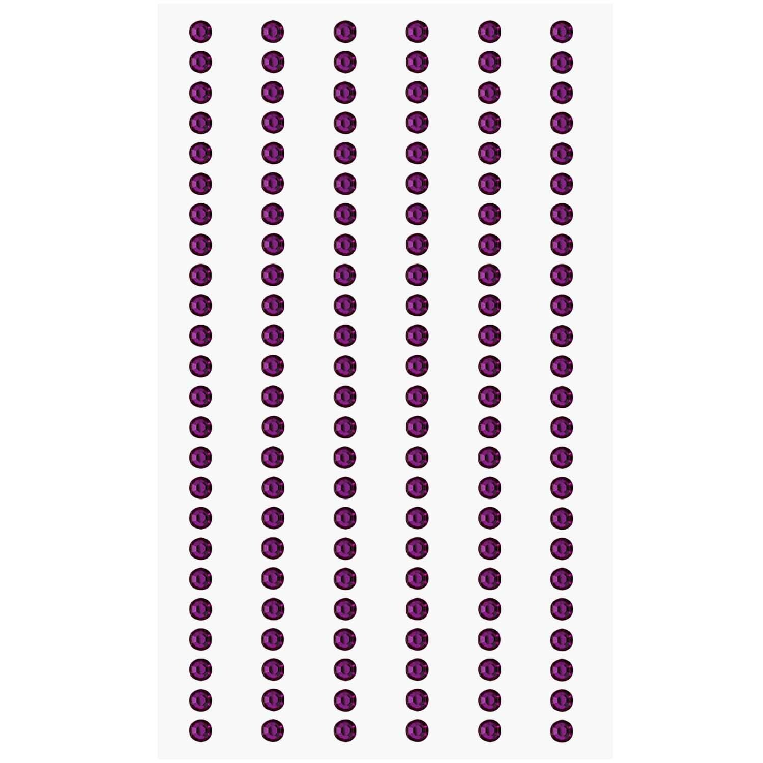 Paper Poetry Strass-Sticker violett 3mm