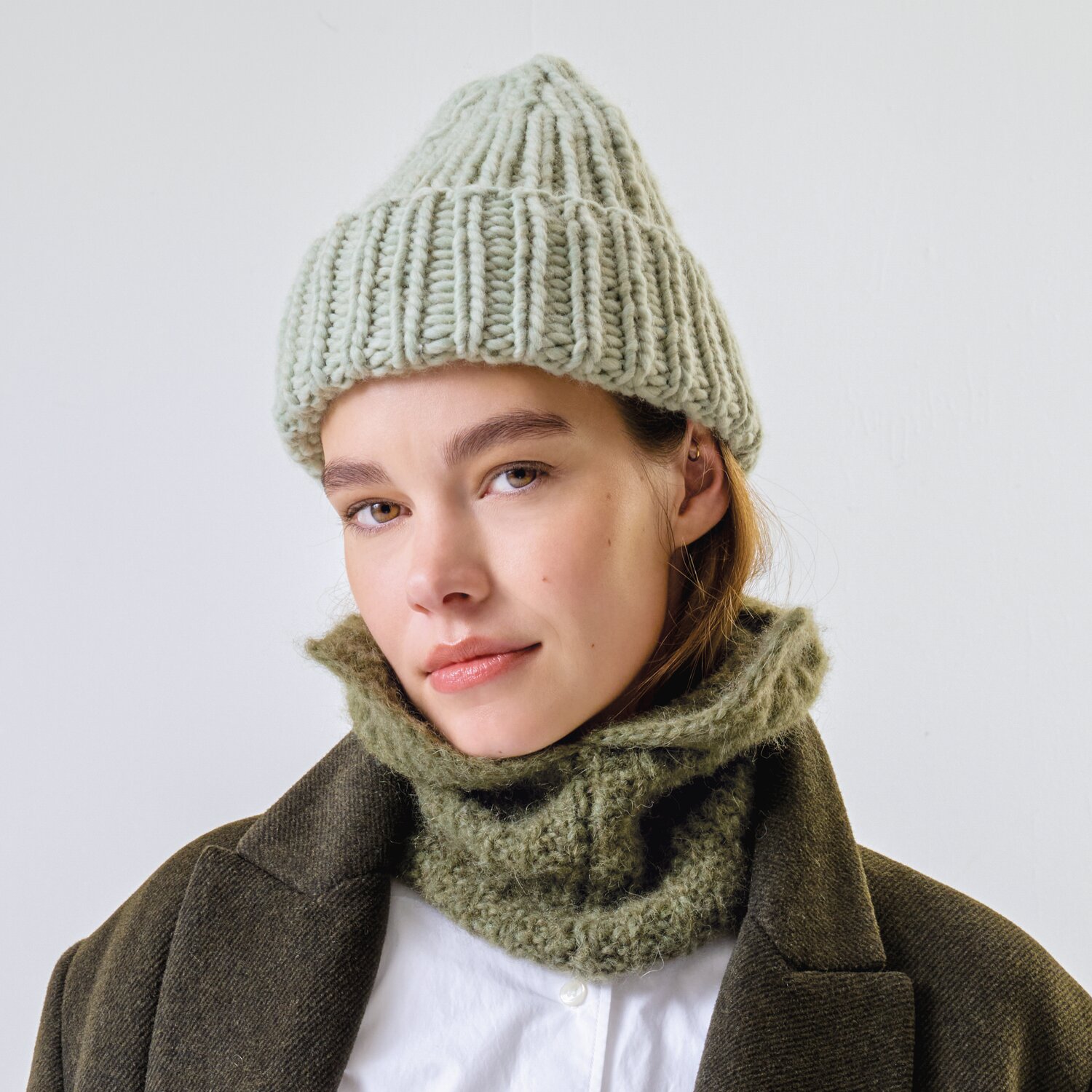 Strickset Kragen Modell 10 aus Made by Me No. 21 von Rico Design