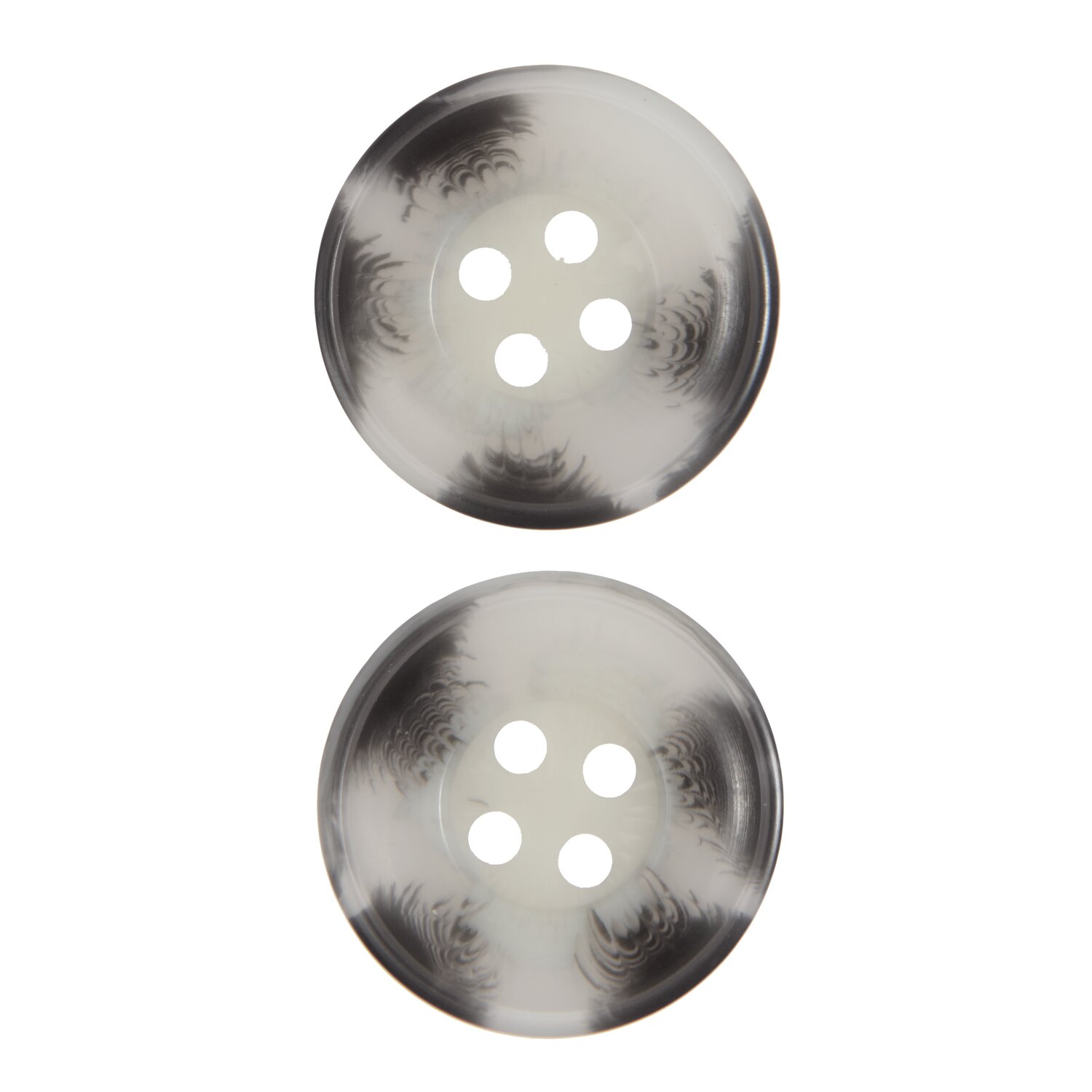 Knöpfe Beige-Grau strukturiert