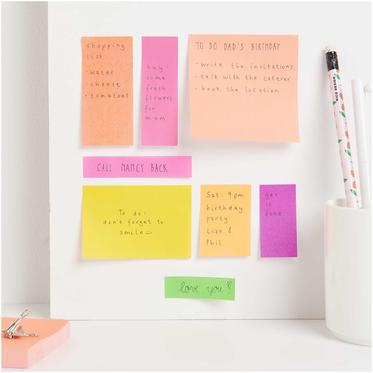 Paper Poetry Haftnotizen neon 4x100 Blatt Paper Poetry Haftnotizen neon 4x100 Blatt