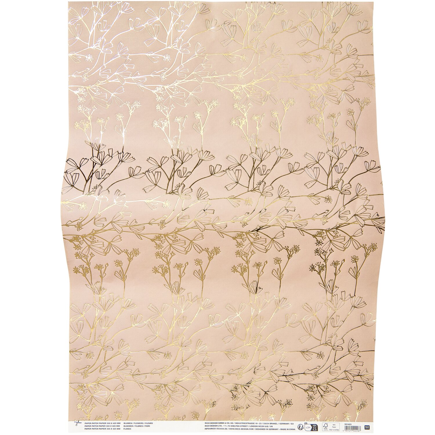 Paper Patch In the Meadow Blumen 30x42cm von Rico Design