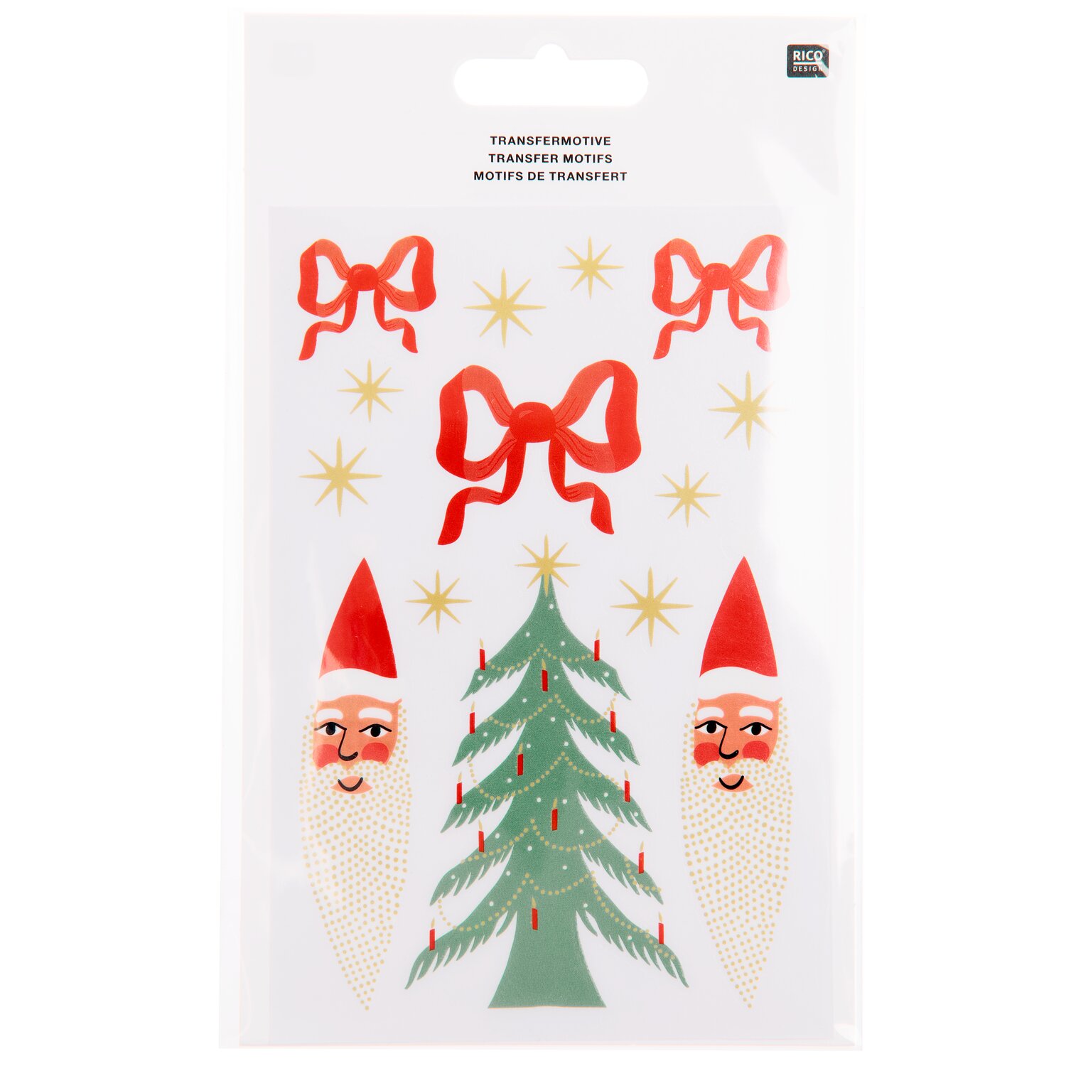 Transfermotive Advent Advent Weihnachtsmänner von Rico Design