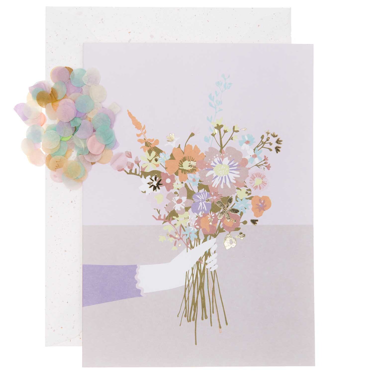 Paper Poetry Grußkartenset Blumenstrauß von Rico Design
