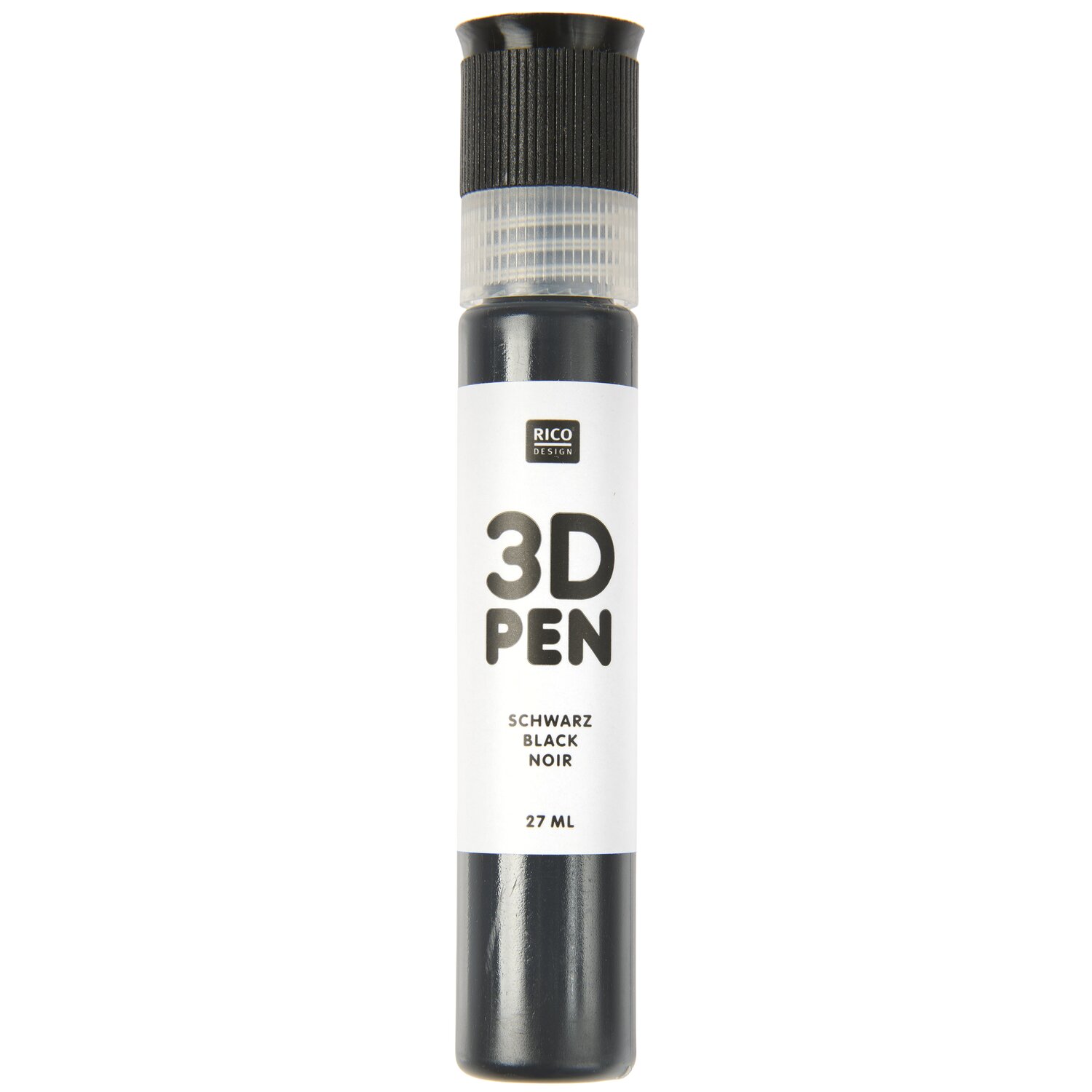 3D Pen Farbe 27ml Farbe Schwarz von Rico Design