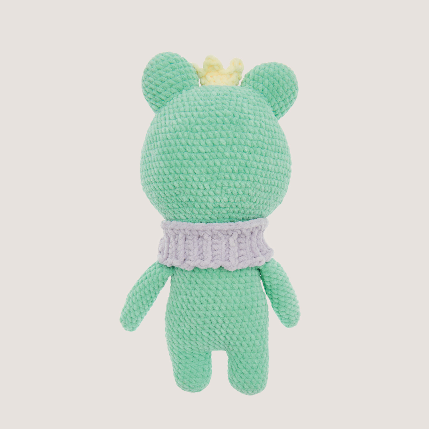 Häkelset Cute Crowned Frog Modell 05 aus Chenillove Big Cuties
