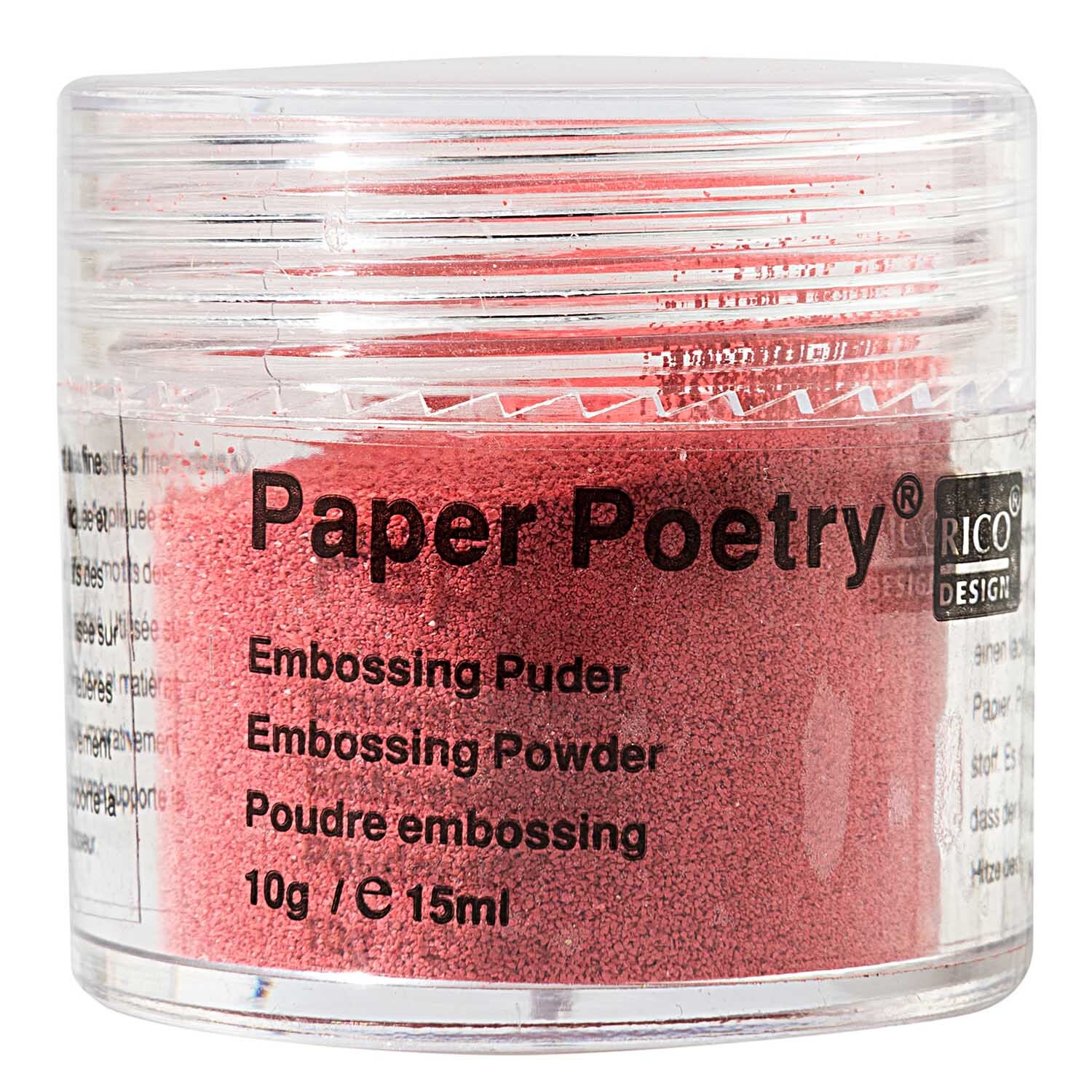 Paper Poetry Embossingpuder rot 10g Paper Poetry Embossingpuder rot 10g
