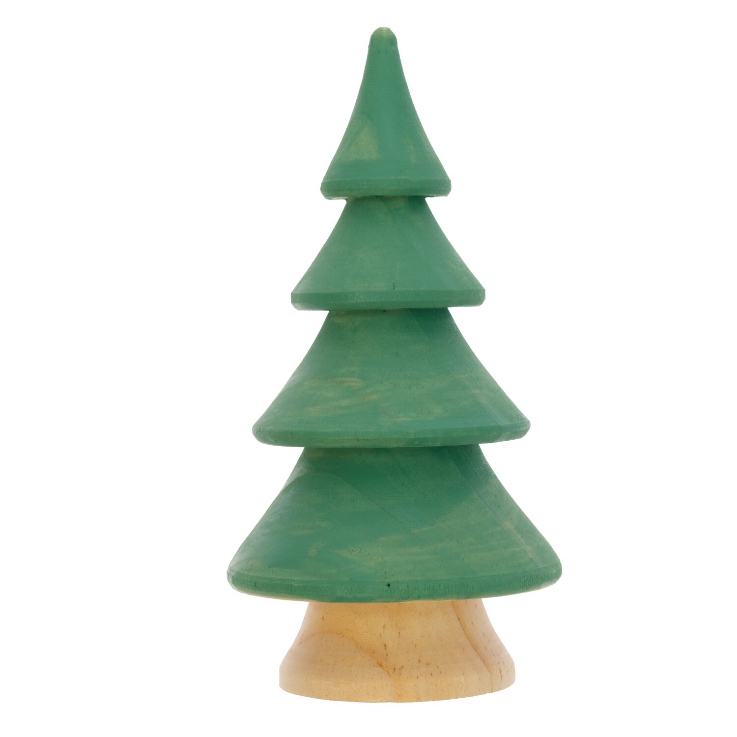 Deko-Tanne aus Holz grün: Stilvolle, grüne Holz-Tanne von Rico Design, ideal für festliche Dekorationen.
