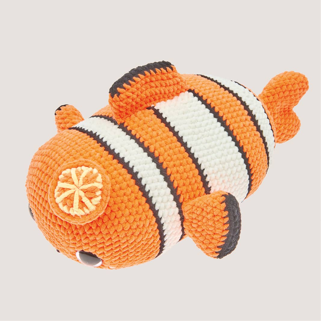 Gehäkelter Clownfisch