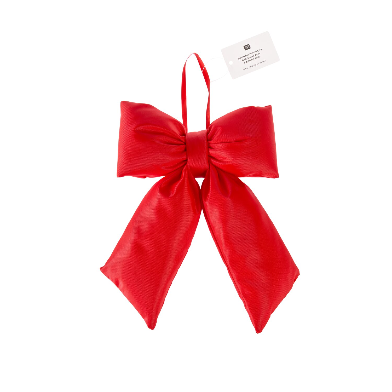 Weihnachtsschleife 28x36x6,5cm Farbe Rot von Rico Design