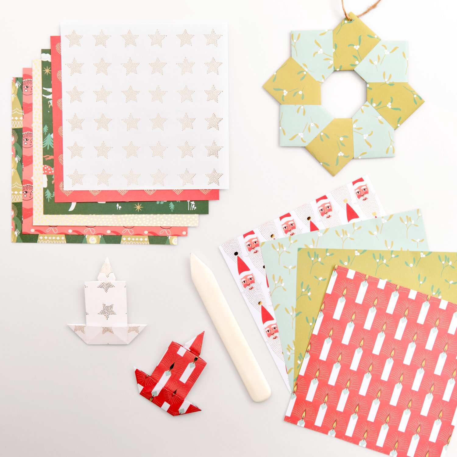 Paper Poetry Origami Advent Advent 50 Blatt 15x15cm von Rico Design