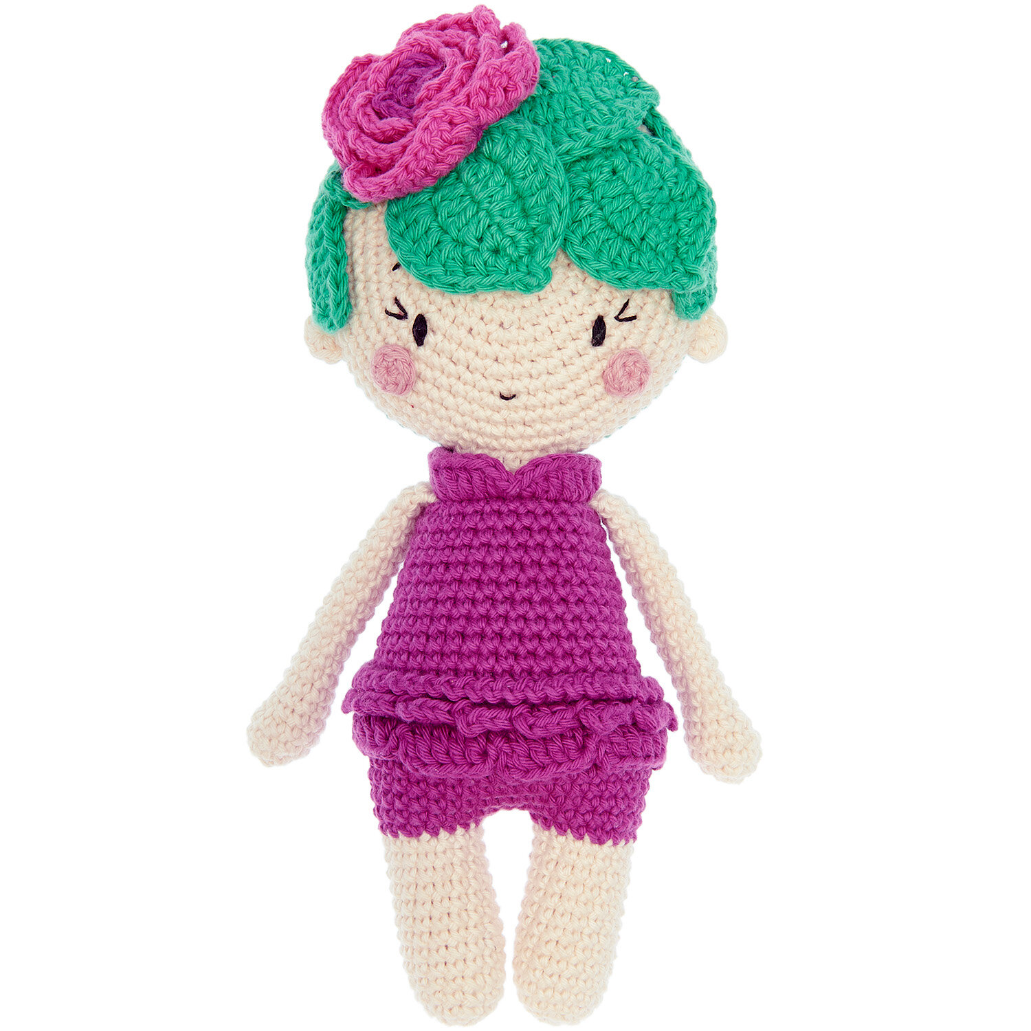 Häkelanleitung Rosie Rose aus Ricorumi dk von idee. Creativmarkt 