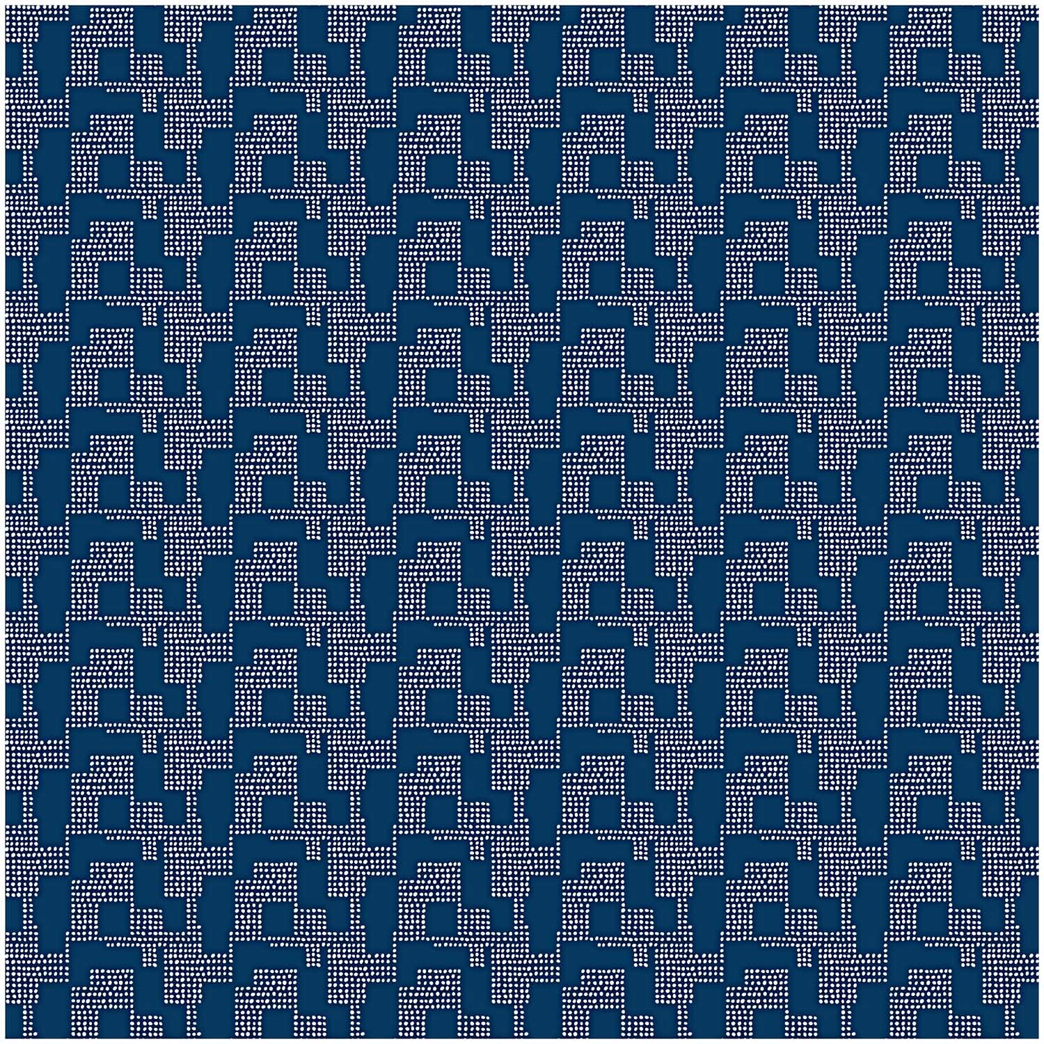 Druckstoff grafisches Muster dunkelblau 140cm Druckstoff grafisches Muster dunkelblau 140cm