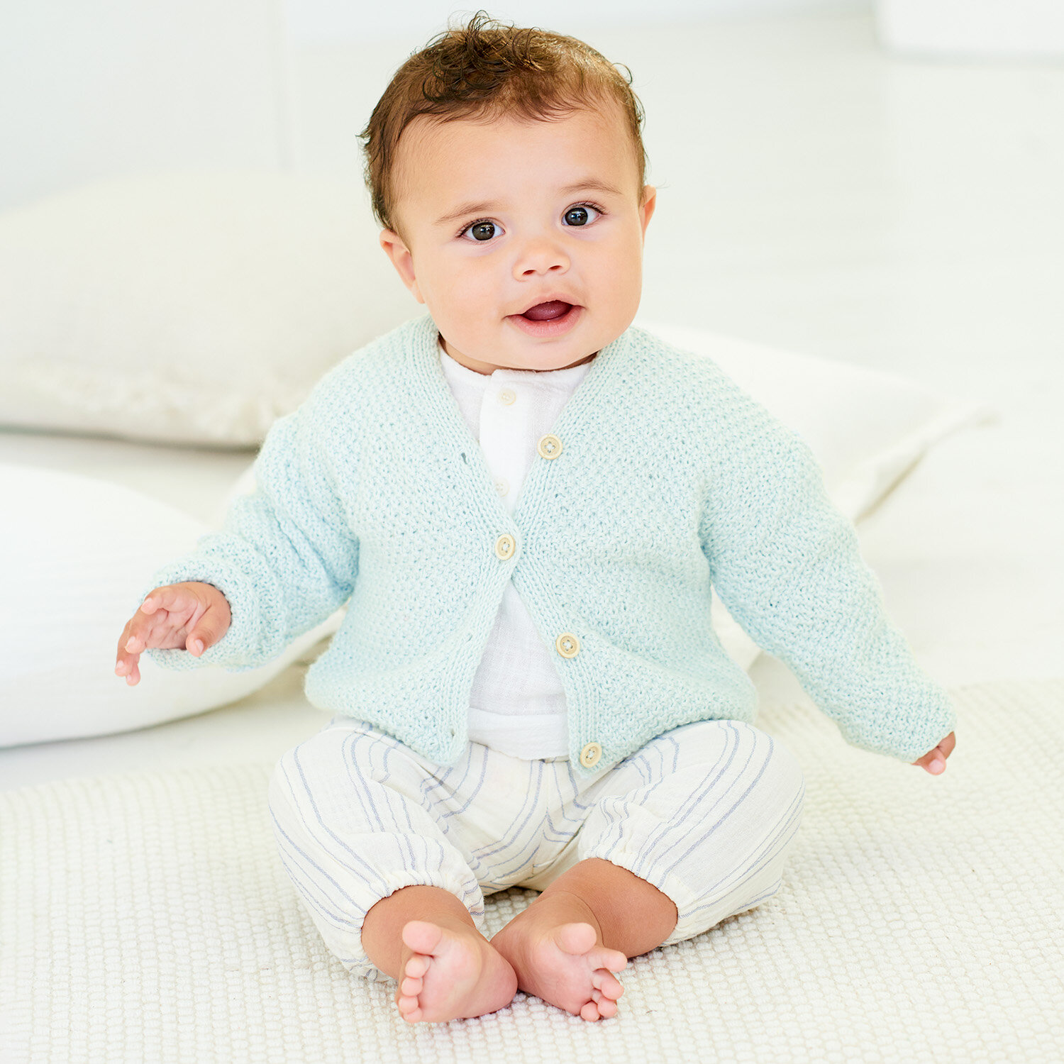 Strickanleitung Jacke aus Baby Cozy Organic Cotton Cashmere