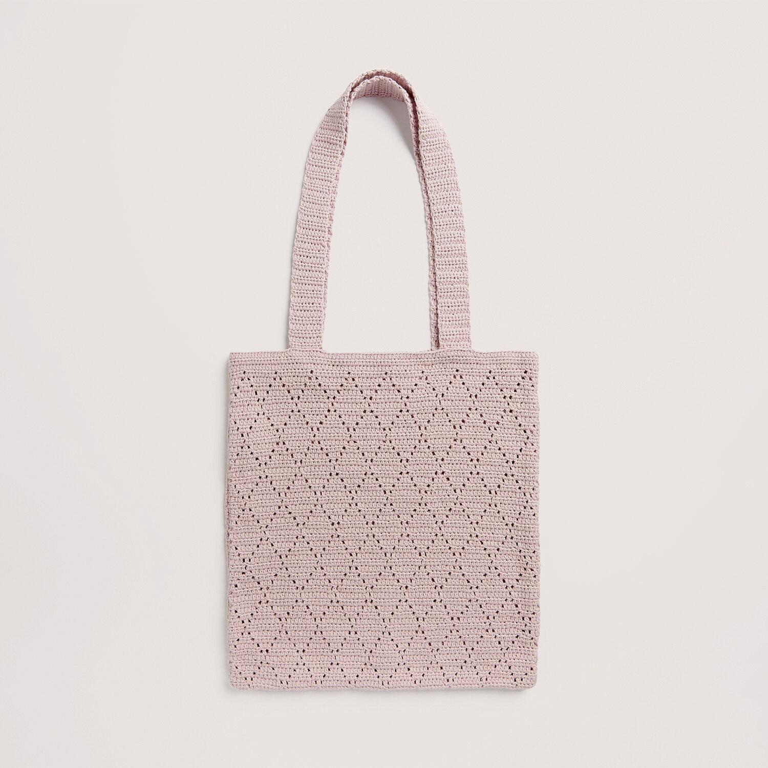Häkelanleitung Lochmuster-Tasche aus Essentials Organic Cotton aran von idee. Creativmarkt 