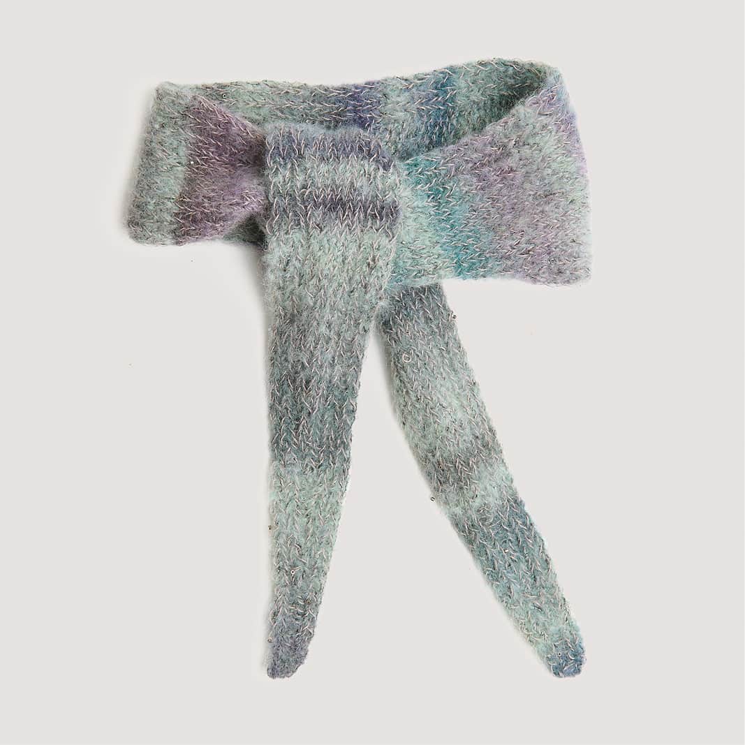 Gestricktes Minituch: Modell 12 aus dem Heft Lovewool No. 23