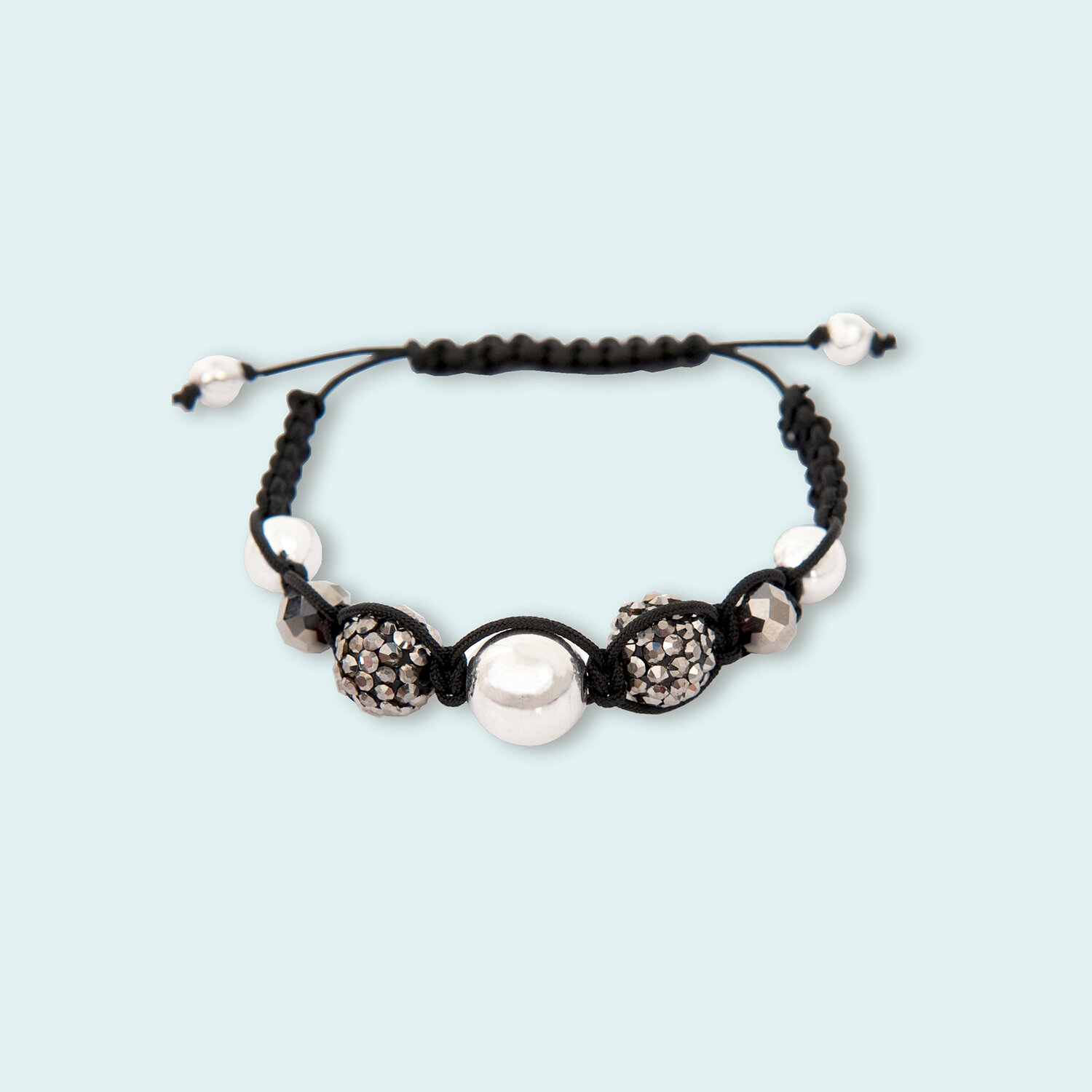 Anleitung Makramee Glasschliffset Armband basteln von Rico Design