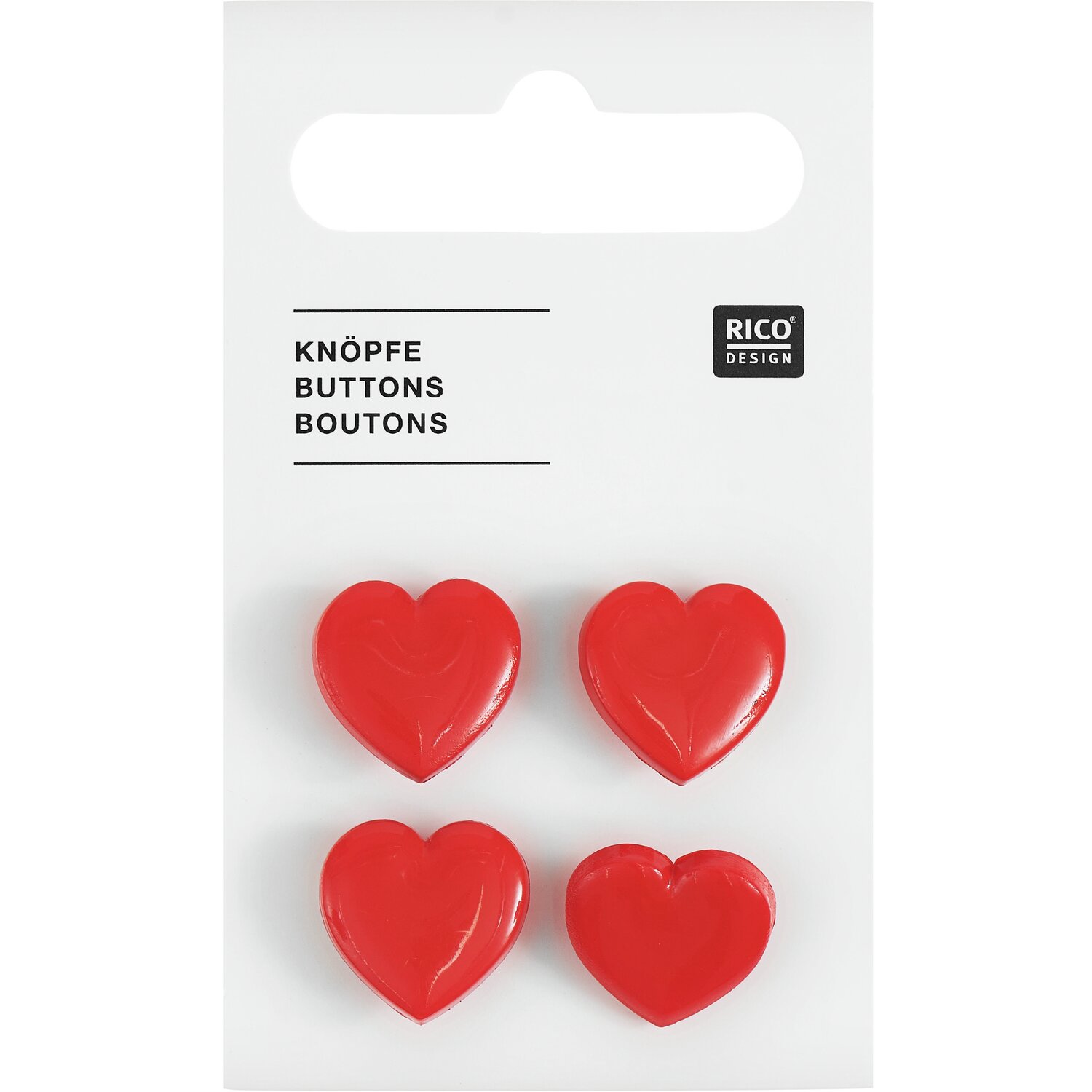 Knopf Herz 1,5x1,5cm Knopf Herz 1,5x1,5cm