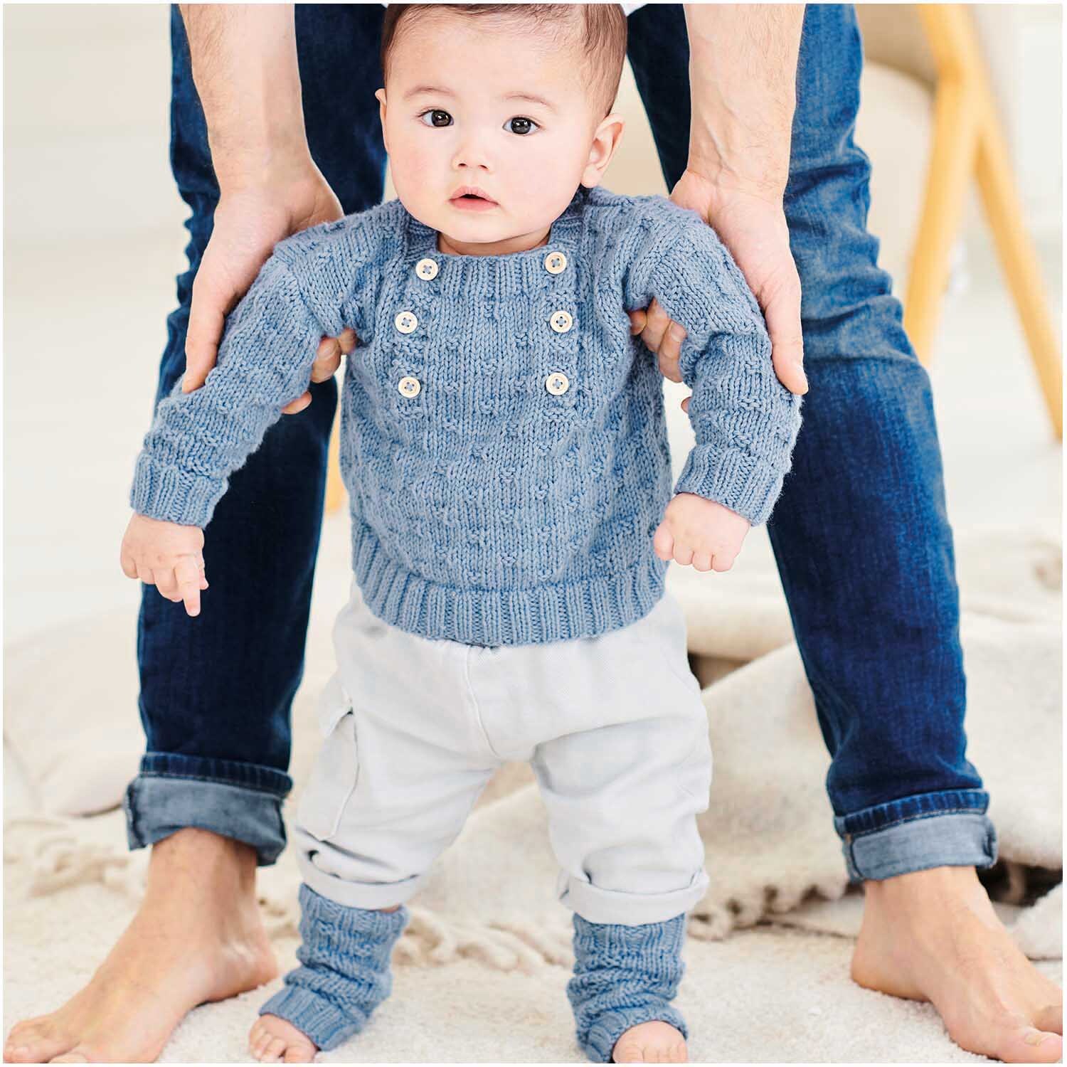 Strickset Pullover Modell 05 aus Baby Nr. 38