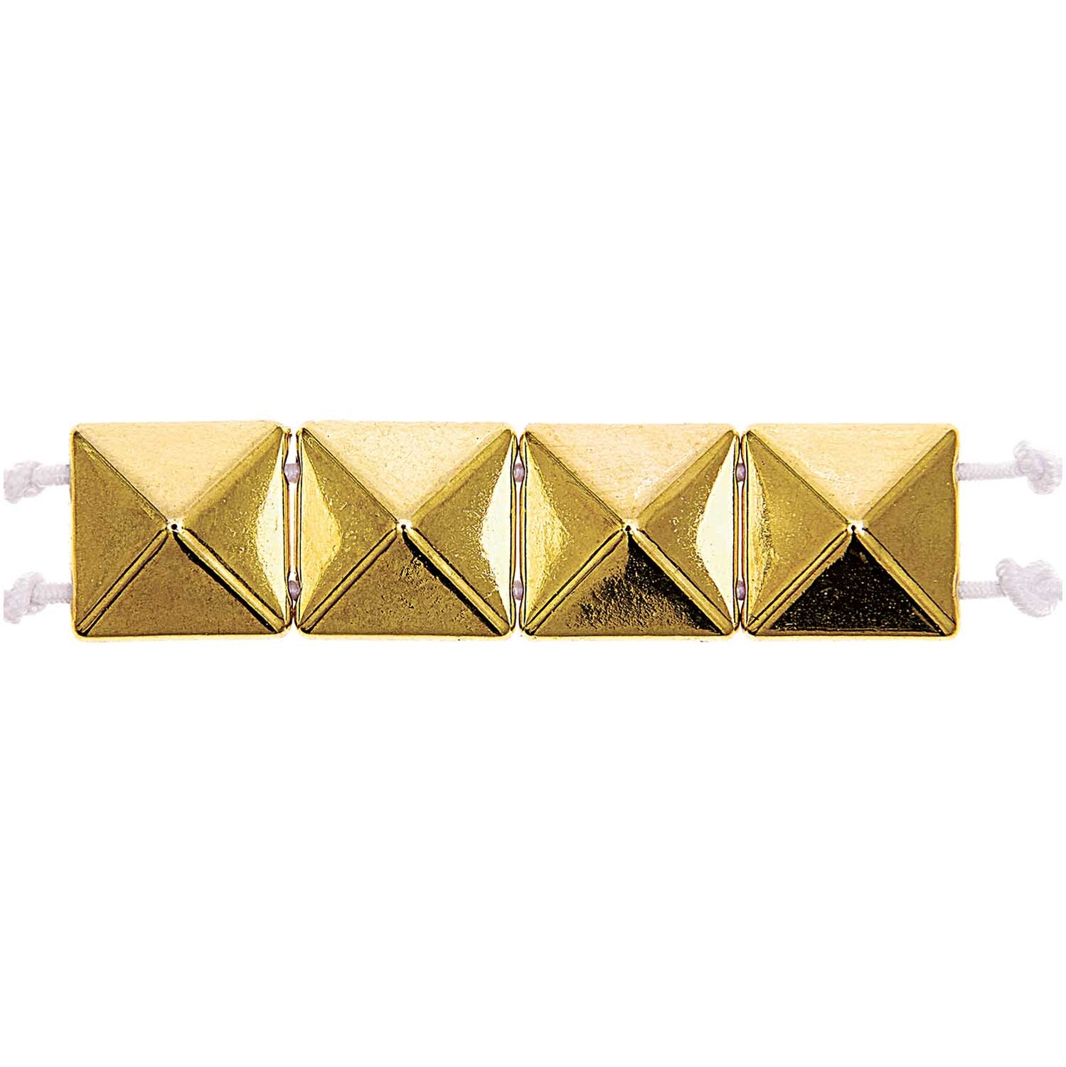 itoshii Pyramiden Perlen quadratisch gold itoshii Pyramiden Perlen quadratisch gold