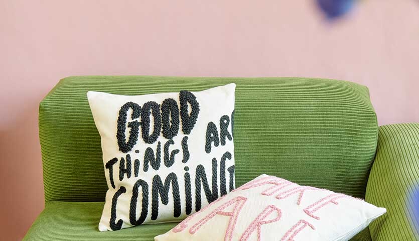 Anleitung Punch Needle Kissen mit Spruch Anleitung Punch Needle Kissen mit Spruch