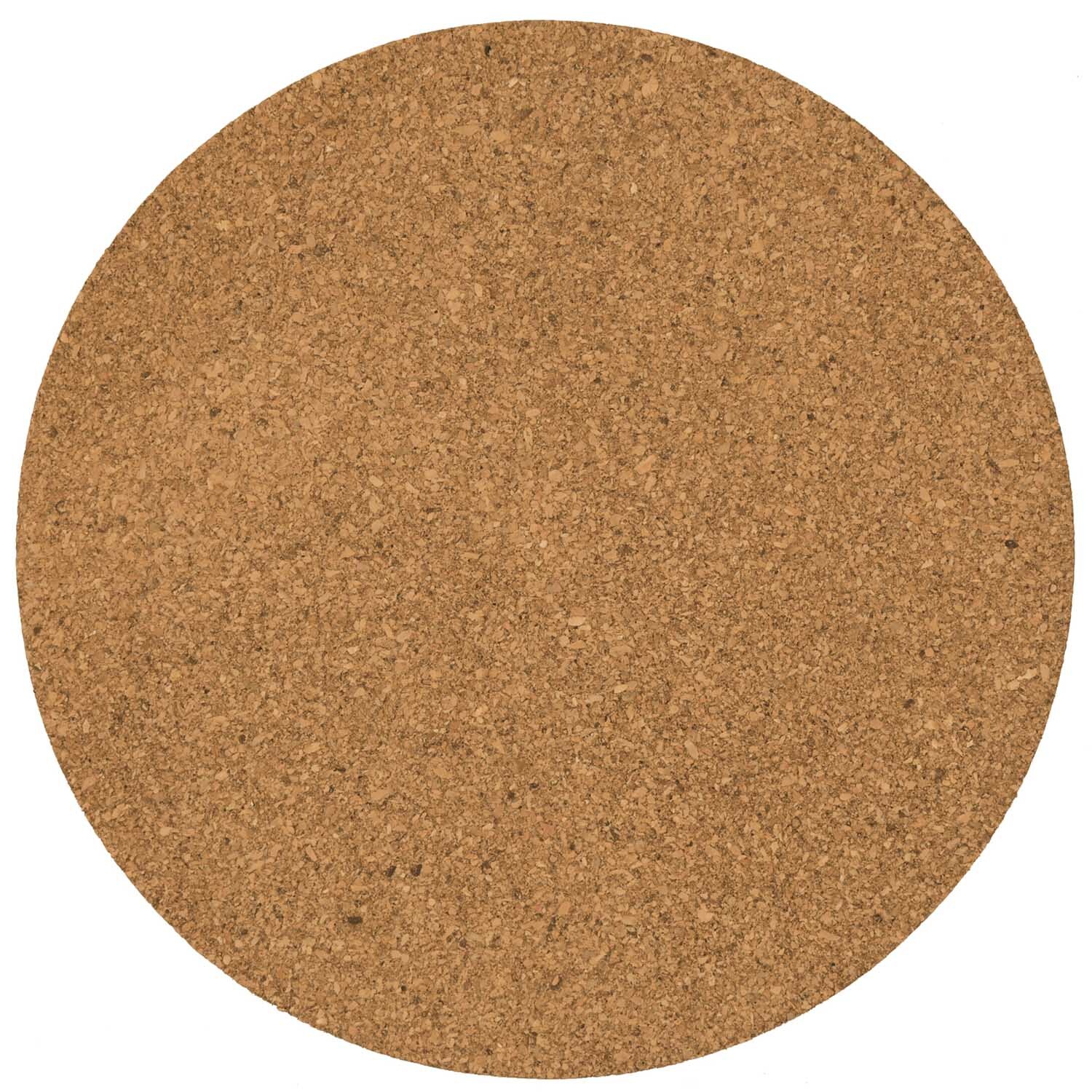 Korkplatte rund von Rico Design, ideal für DIY-Projekte, zeigt eine natürliche, braune Textur.