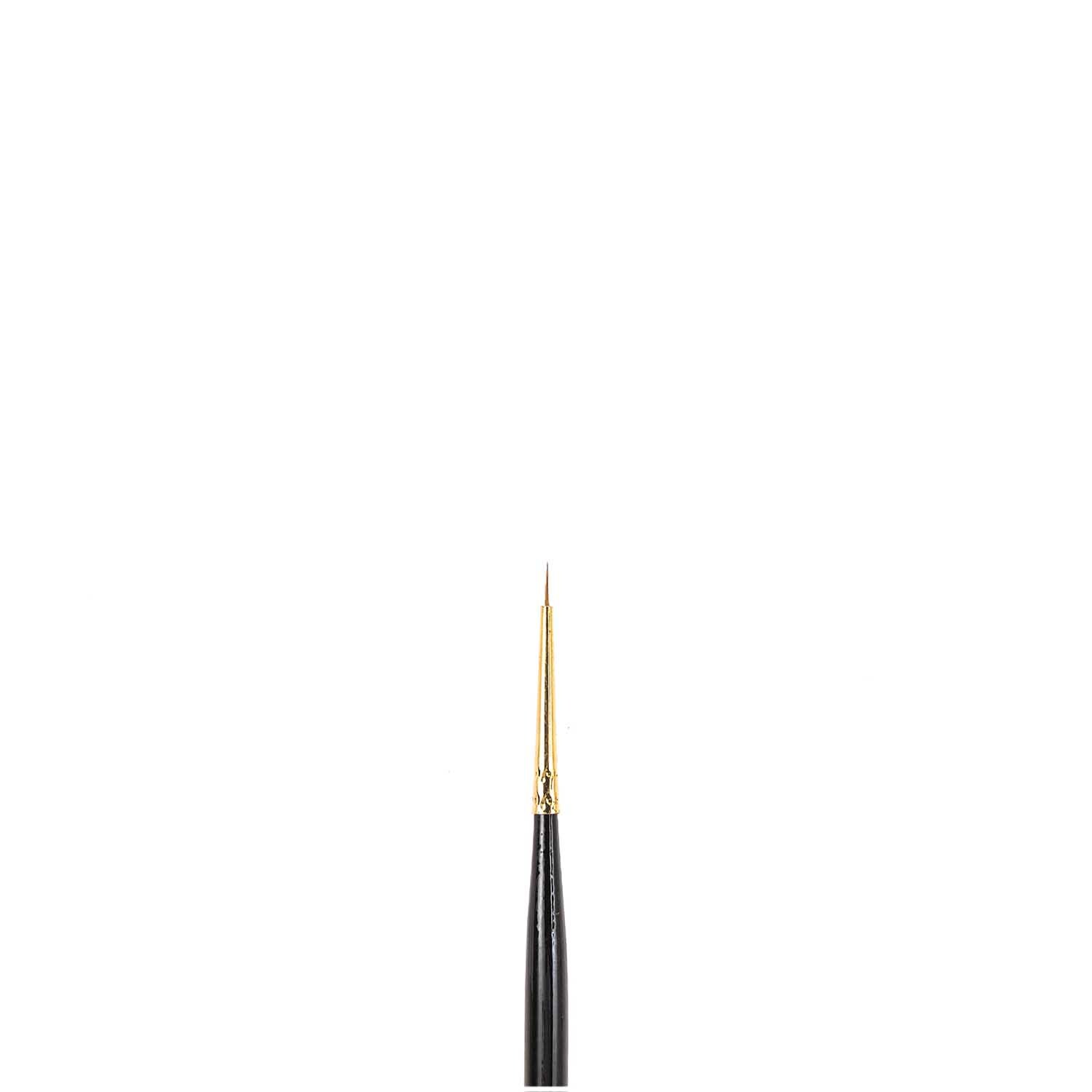 Fine Art Aquarell Rotmarder rund, schwarzer Pinsel von Rico Design mit feiner Spitze für präzises Malen. Ideal für detaillierte Aquarellarbeiten.