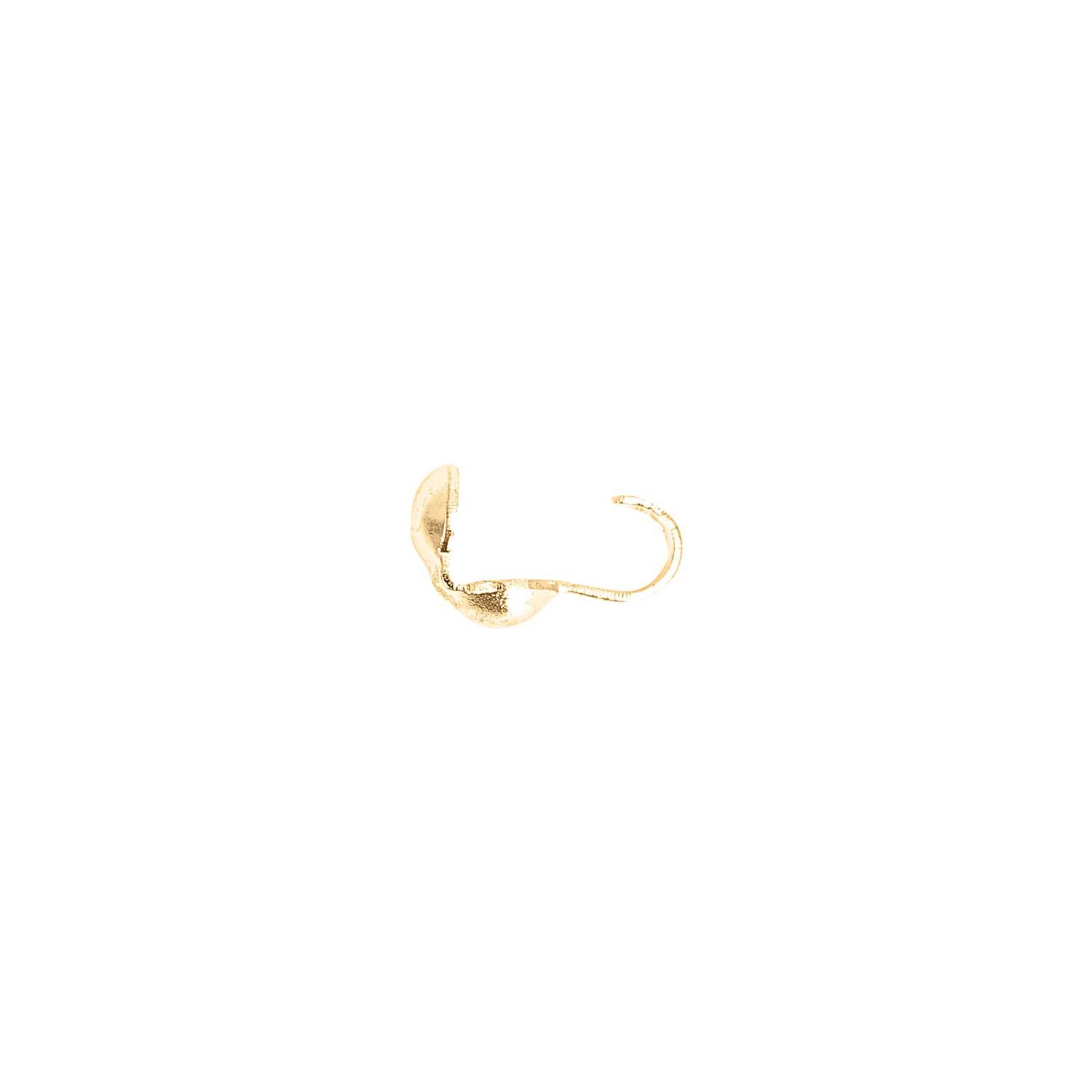 Quetschkalotten gold 8mm 10 Stück