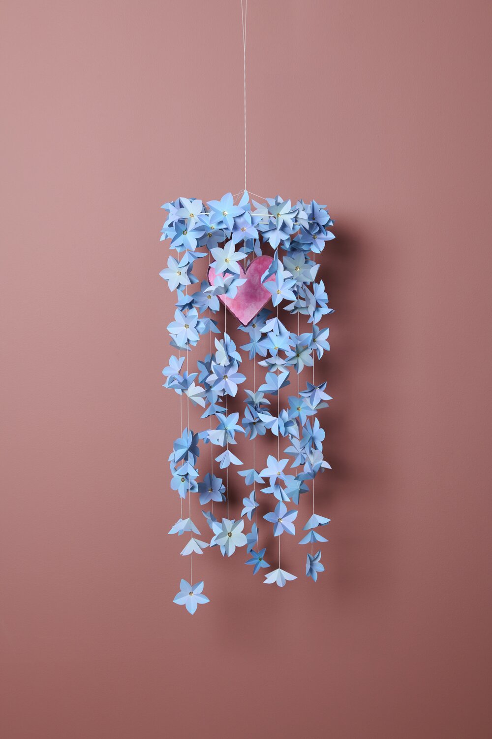 Papierblüten Bastelset La Vie en Rose