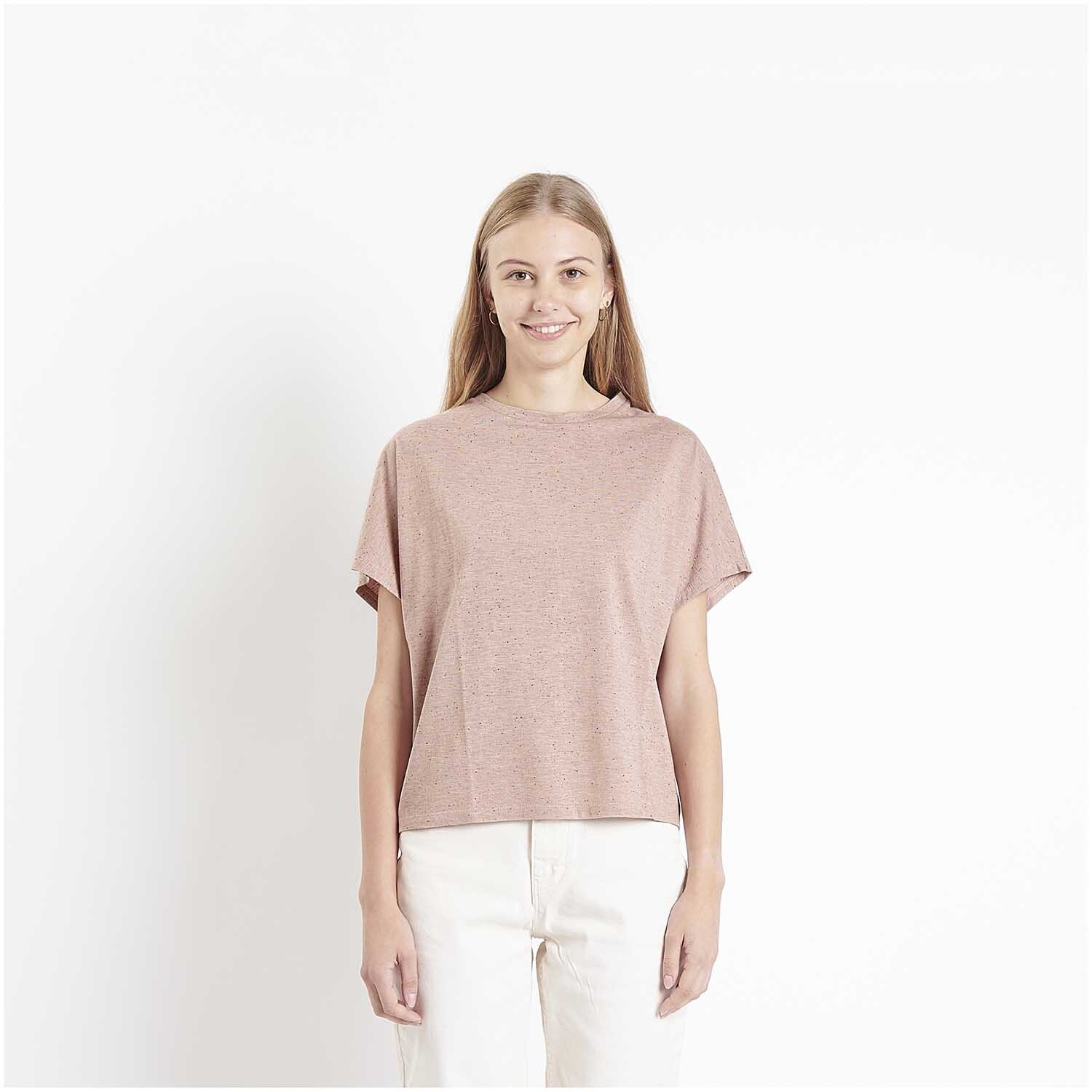 Stoffabschnitt Jersey Flocken Puder Stoffabschnitt Jersey Flocken Puder