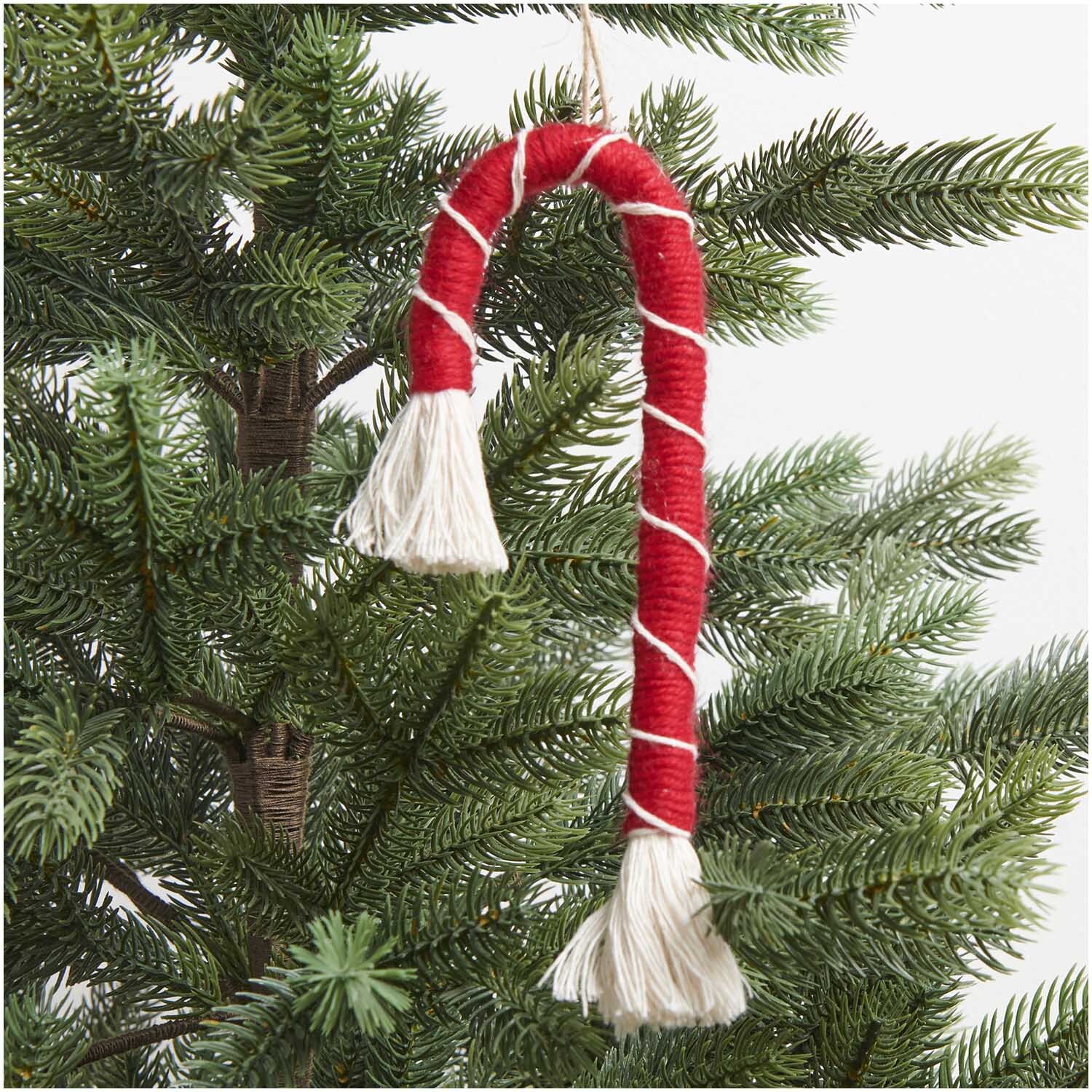 Makramee Set Zuckerstange 20x8cm 4 Stück Makramee Set Zuckerstange 20x8cm 4 Stück