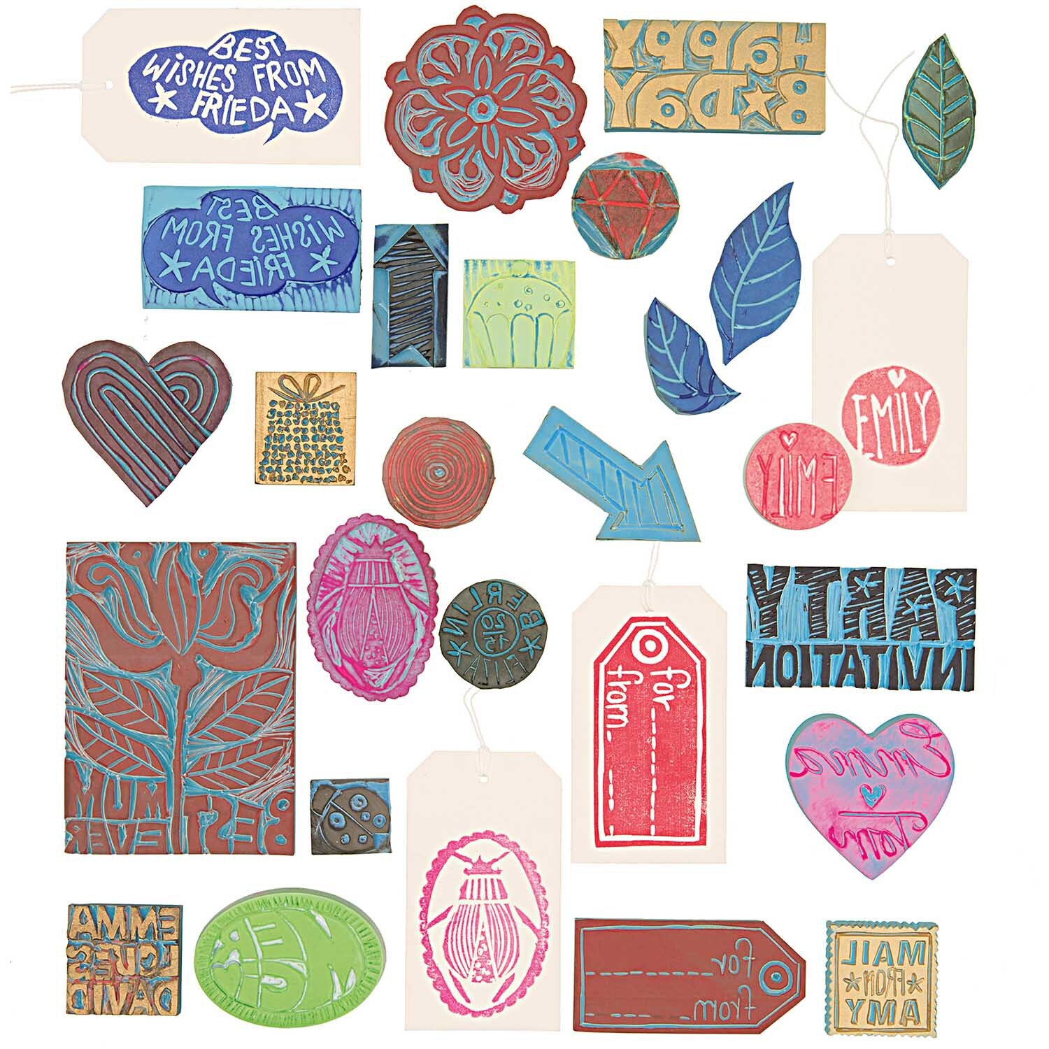 Paper Poetry Stempelgummi 4cm rund 3 Stück Paper Poetry Stempelgummi 4cm rund 3 Stück