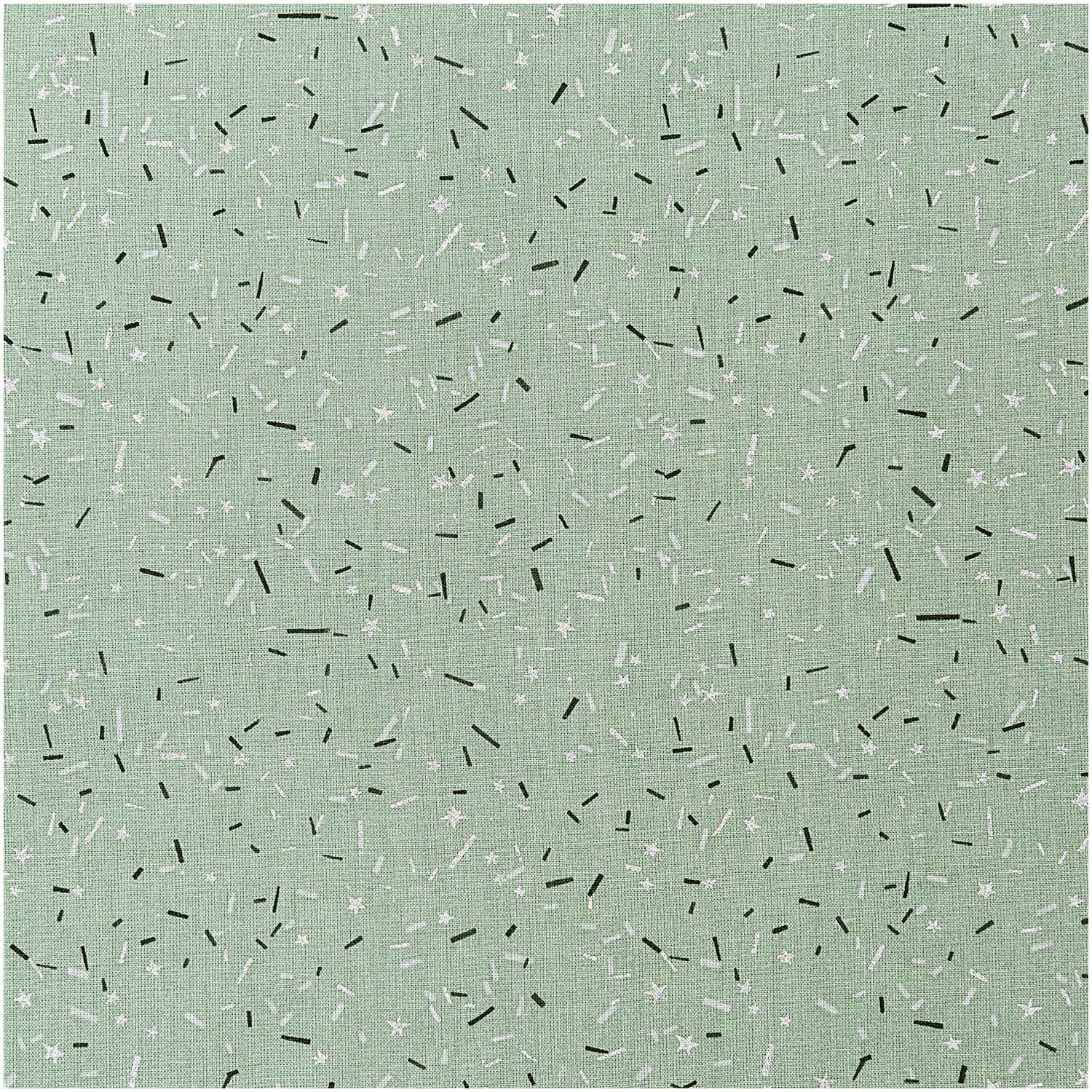 Druckstoff Nostalgic Christmas Streifen grün-metallic 50x140cm Druckstoff Nostalgic Christmas Streifen grün-metallic 50x140cm