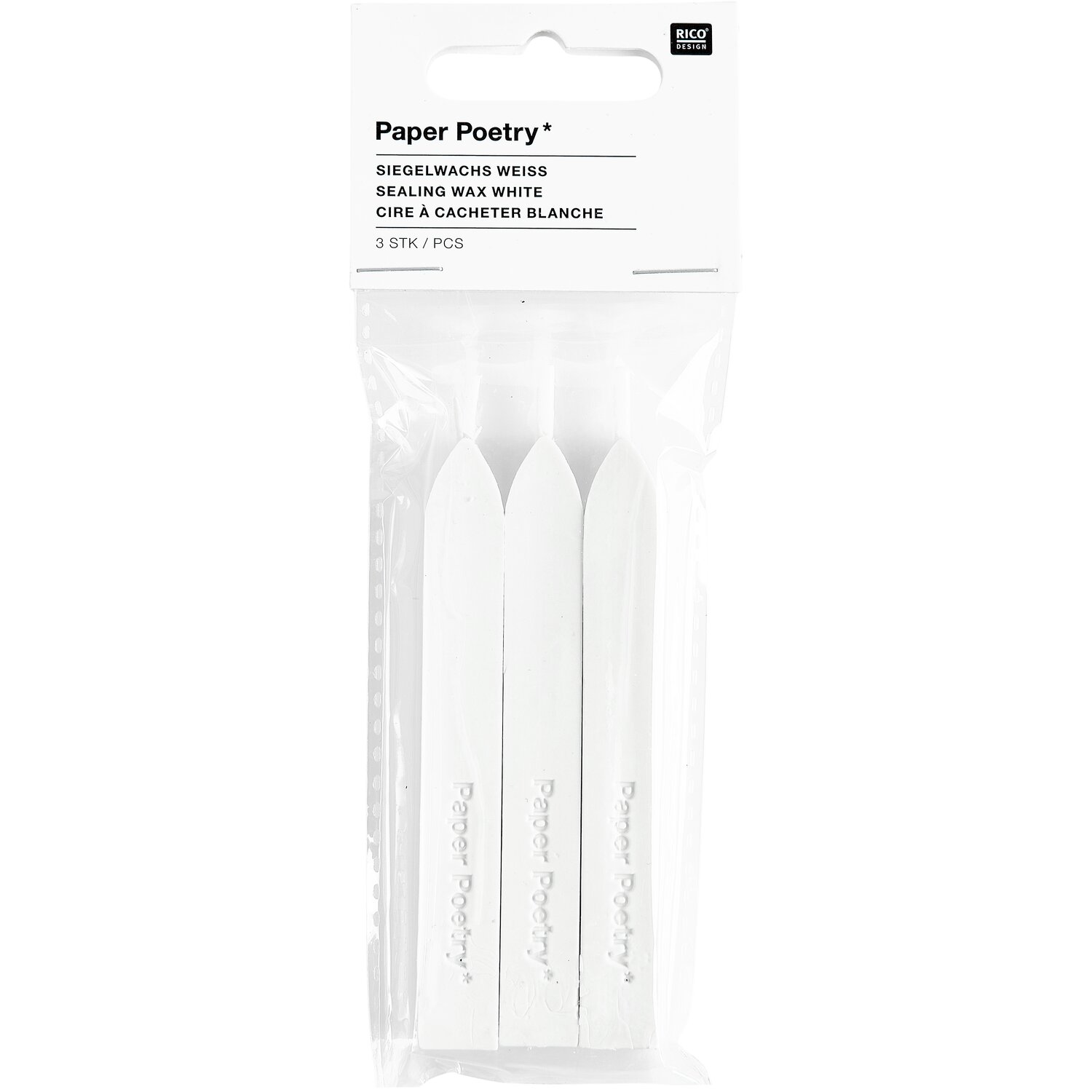 Siegelwachs Sticks Farbe Weiß von Rico Design