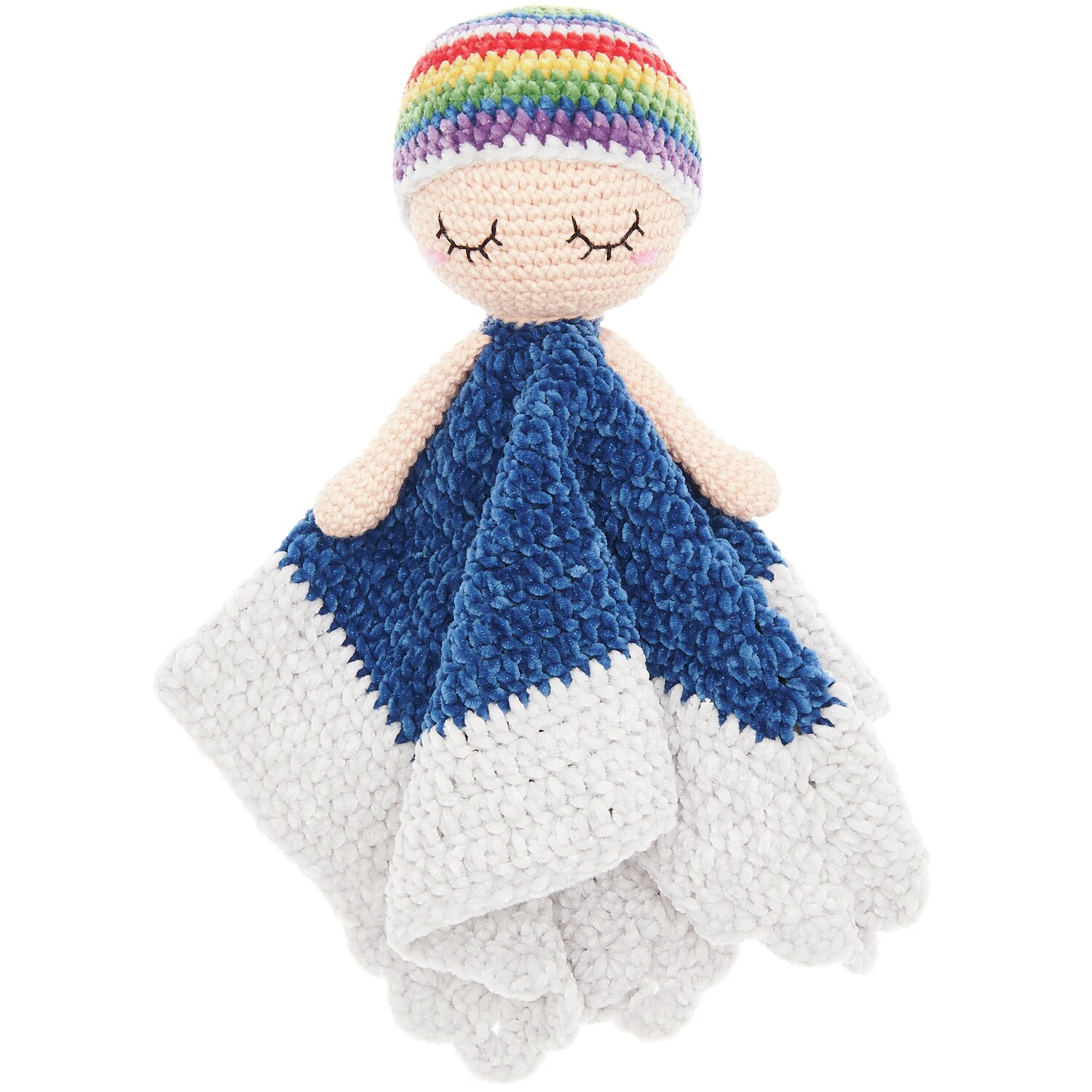 Häkelset Ricorumi Baby Blankies Rainbow