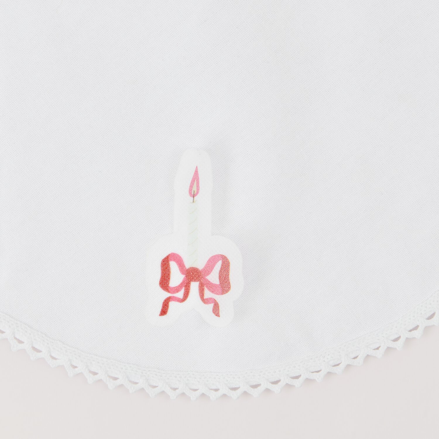 Stick & Stitch Packung Kerzen und Schleifen von Rico Design