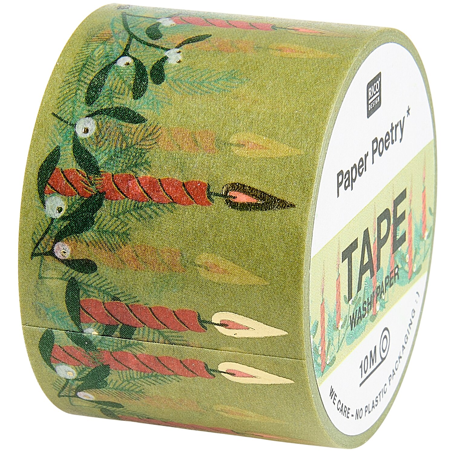 Paper Poetry Tape Advent Kerzen 3cmx10m von Rico Design