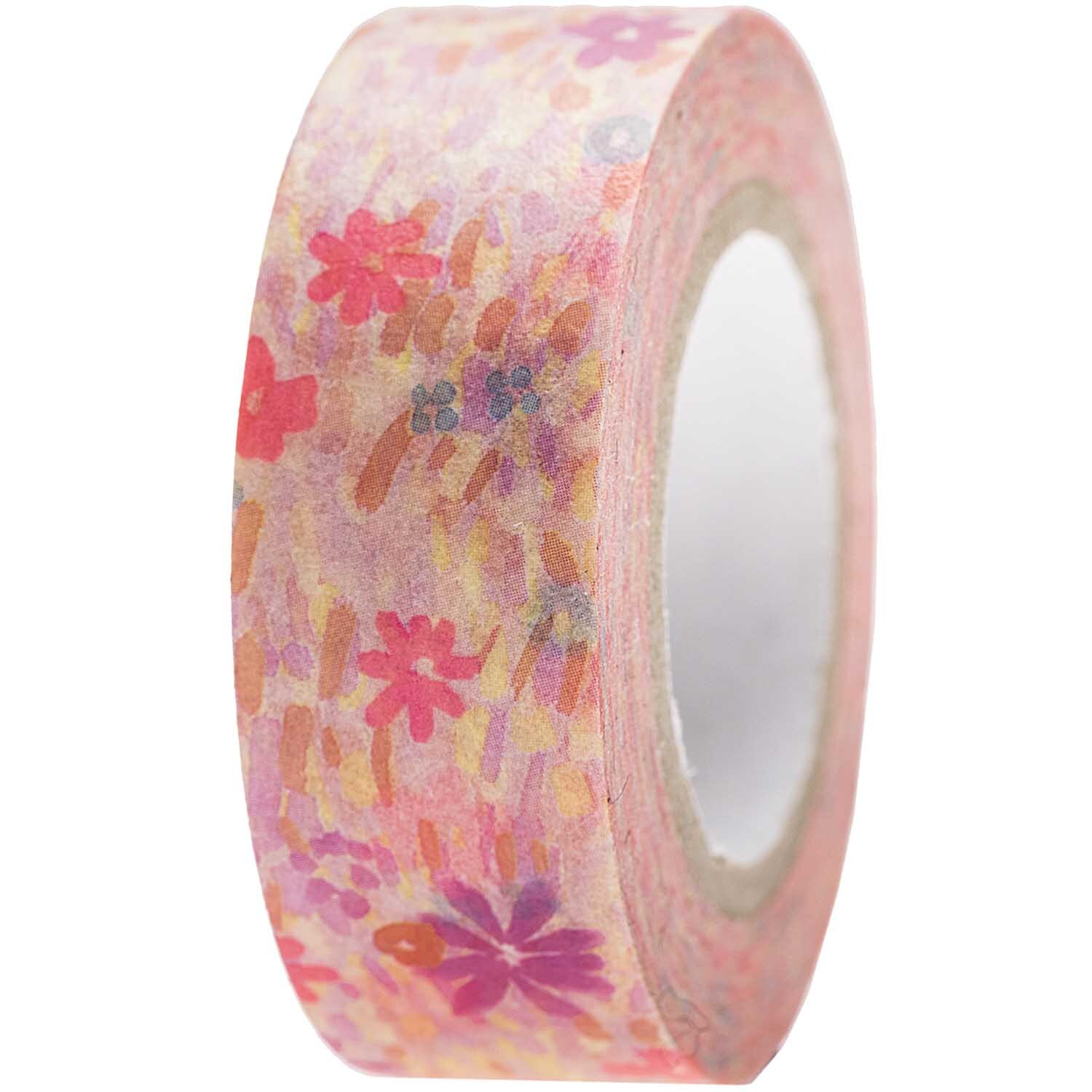 Paper Poetry Tape Crafted Nature Blumenwiese rosa 1,5cm 10m Paper Poetry Tape Crafted Nature Blumenwiese rosa 1,5cm 10m