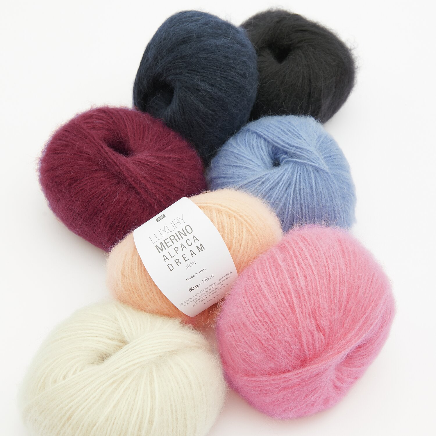 Luxury Merino Alpaca Dream aran 50g 125m Farbe Apricot von Rico Design Luxury Merino Alpaca Dream aran 50g 125m Farbe Apricot von Rico Design
